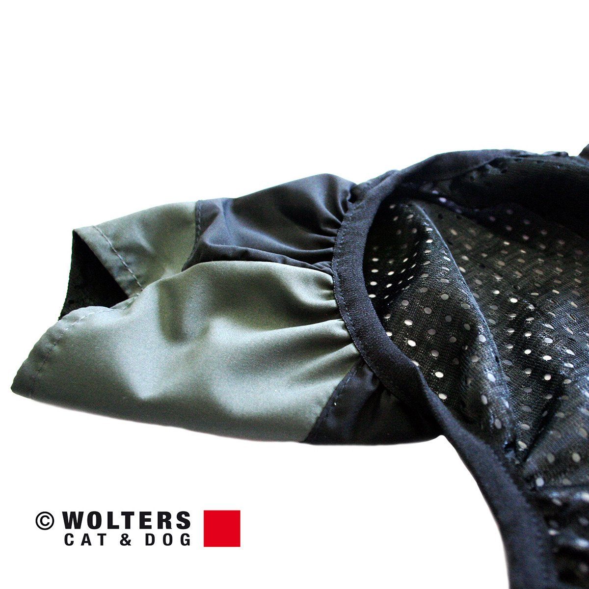 Wolters Hundeoverall Regenanzug Dogz Wear schwarz/grau