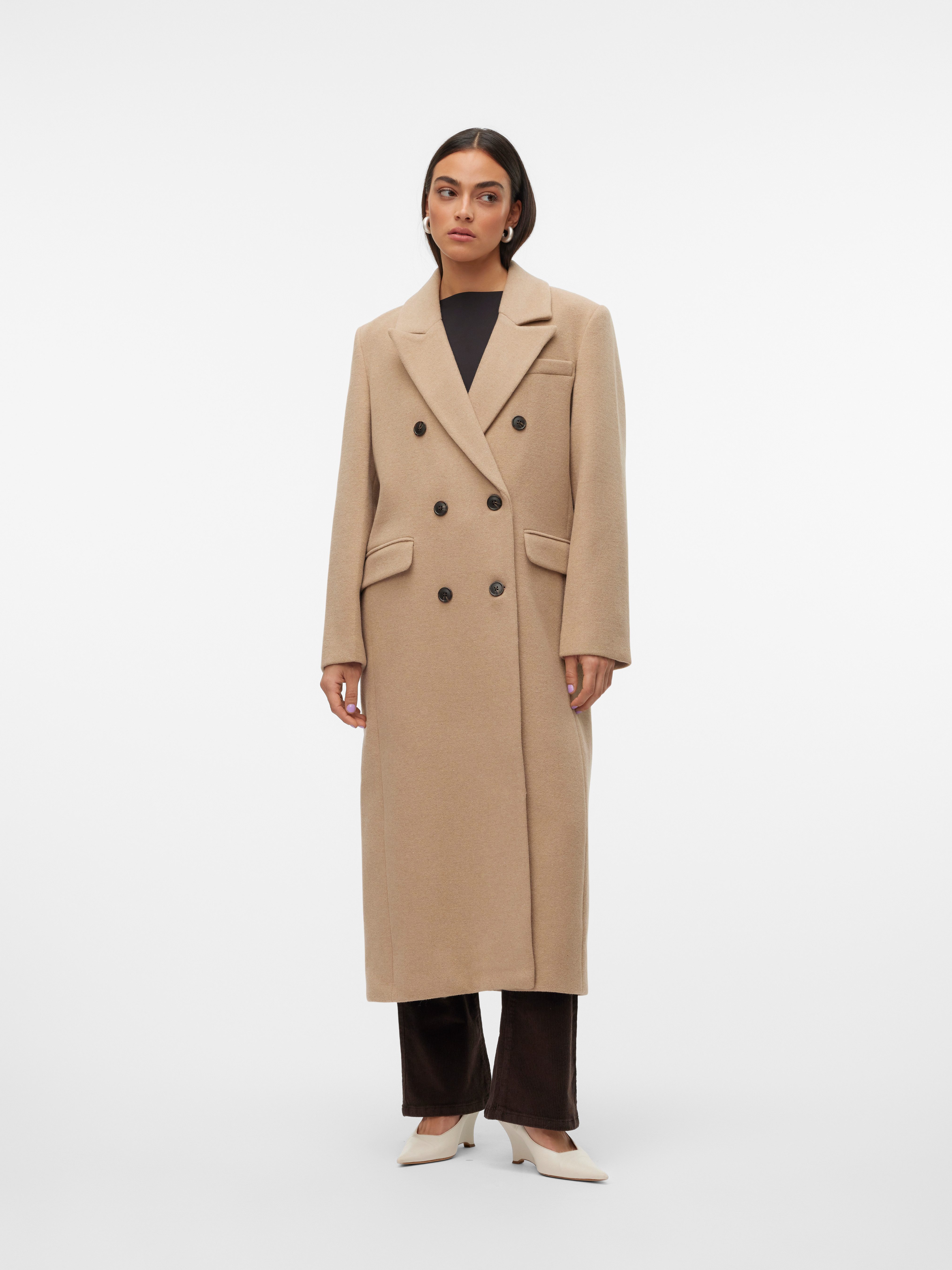 Langmantel VMEDENSIA LONG WOOL COAT GA