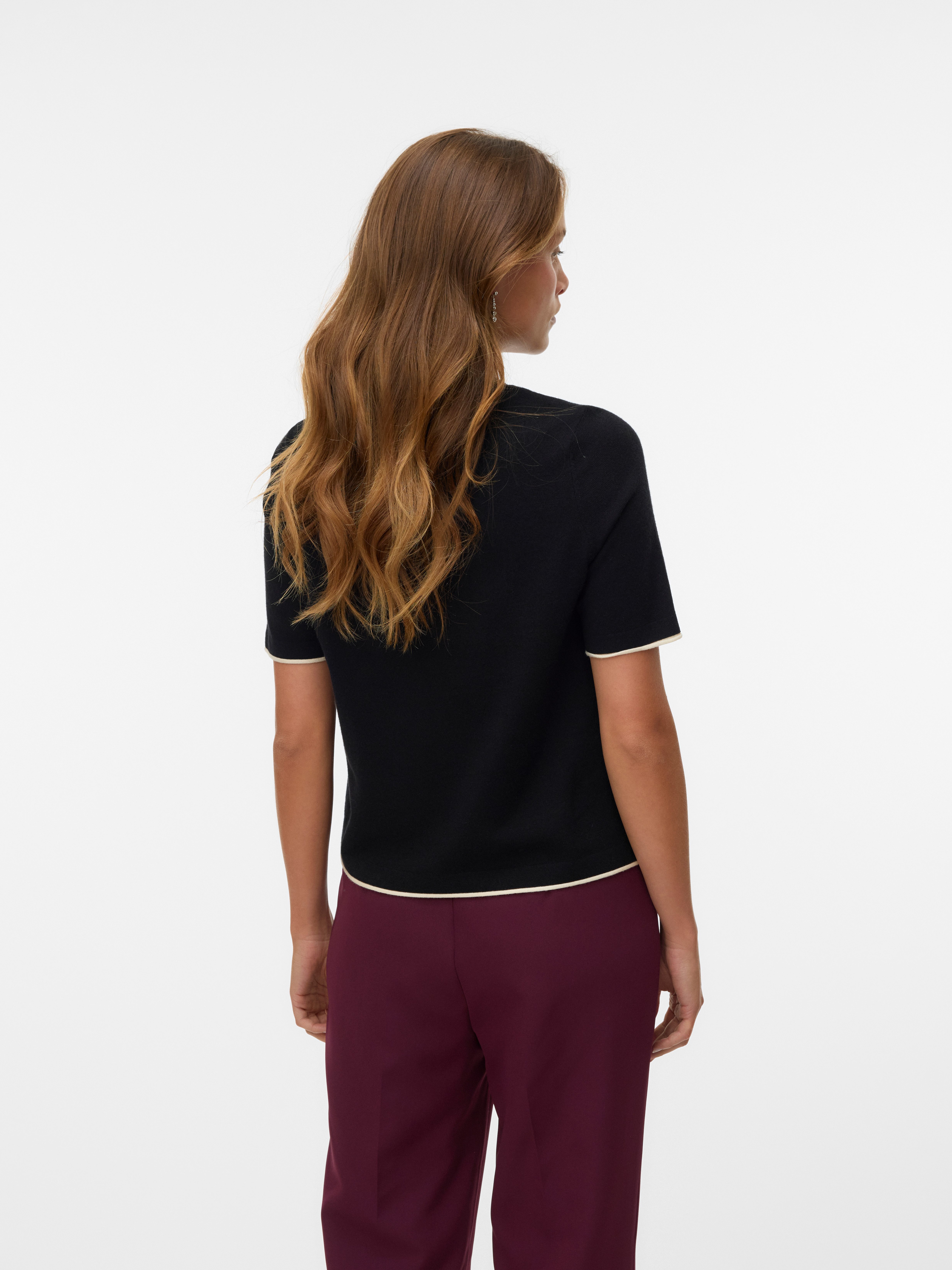 Vero Moda Kurzarmpullover VMBREEZE SS O-NECK PULLOVER BOO günstig online kaufen