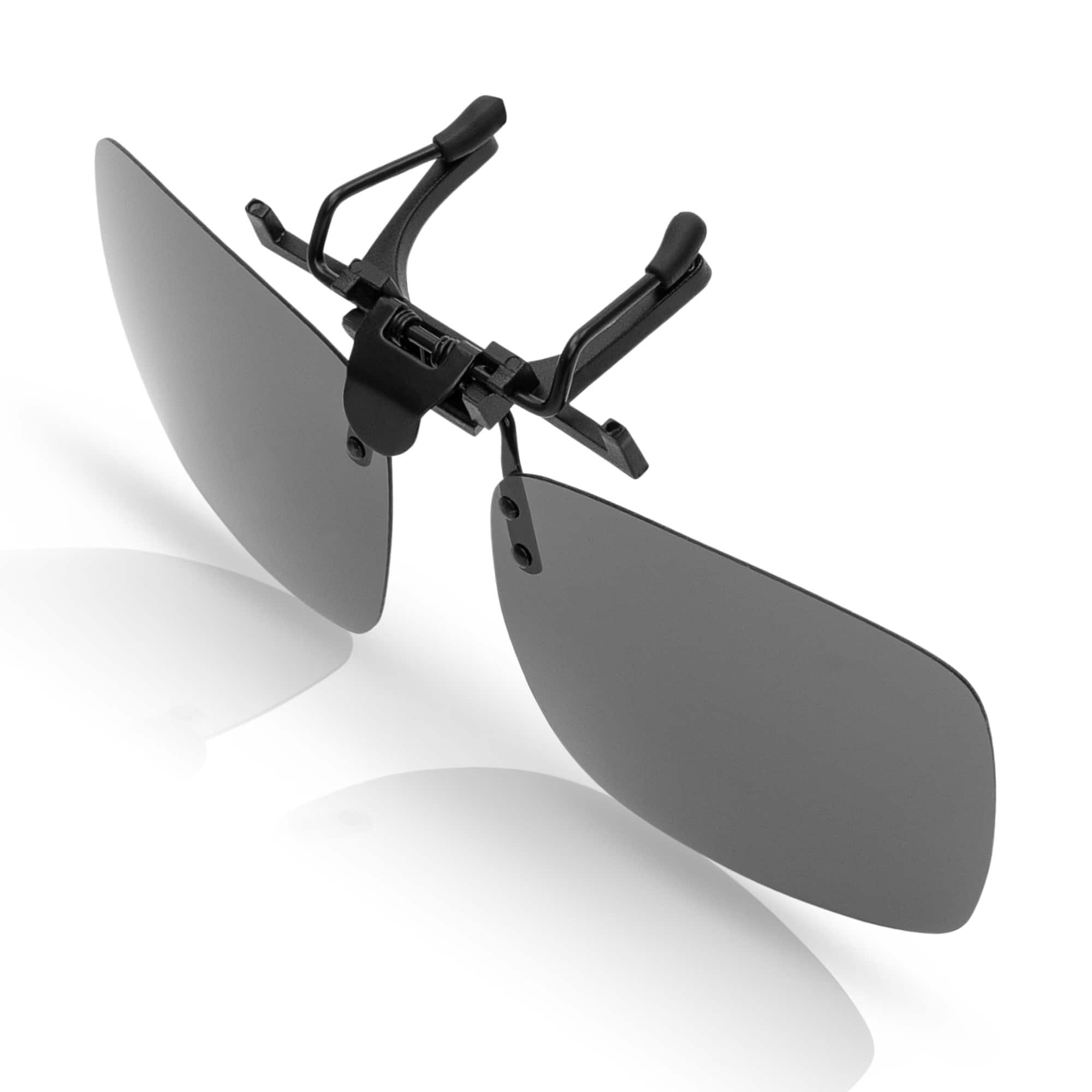 BEZLIT Eyewear Pilotenbrille Polarisiert Aufsatz polarisierten Schwarz Linsen On Brillen (1-St) mit Clip