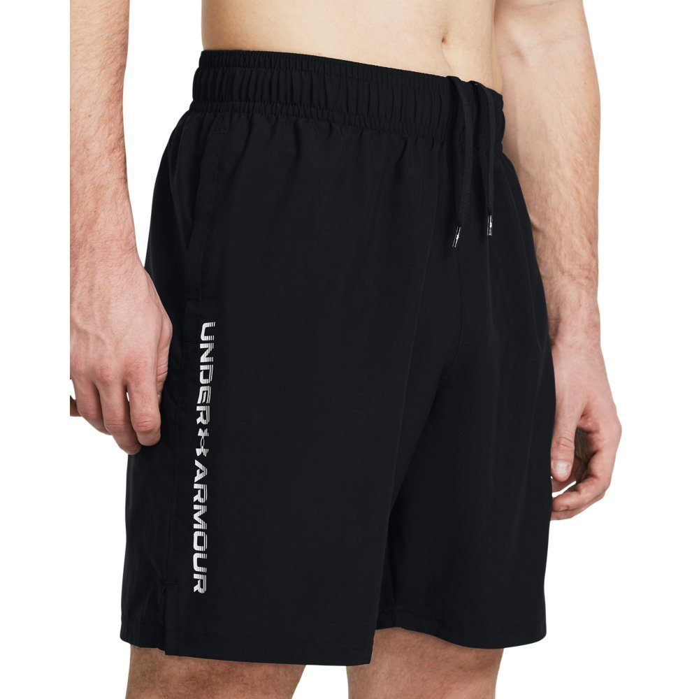 Under Armour® Shorts UA TECH WOVEN WORDMARK SHORT mit Eingrifftaschen, pflegeleicht, normale Leibhöhe, gerade Beinform
