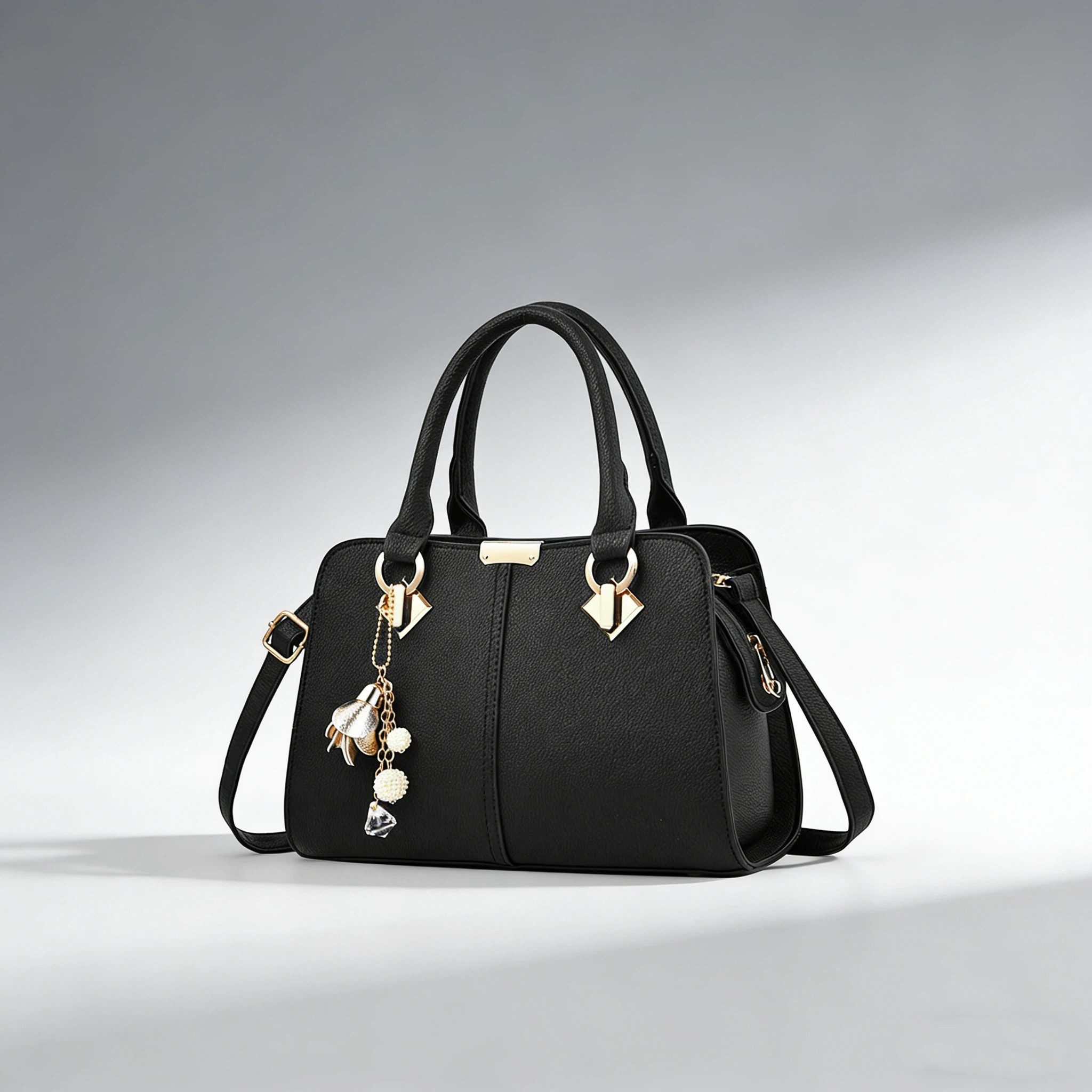 OKWISH Henkeltasche Damen Handtasche Umhängetasche Frauen Schulterbeute Freizeittasche (Arbeitstasche Messenger-Tasche Top Griff mit Schultergurt, 1-tlg., Kunstleder, Unitasche, Bürotasche, 28x19x13 cm), für Frau Frauen Jungen Arbeit Business Schule Büro usw