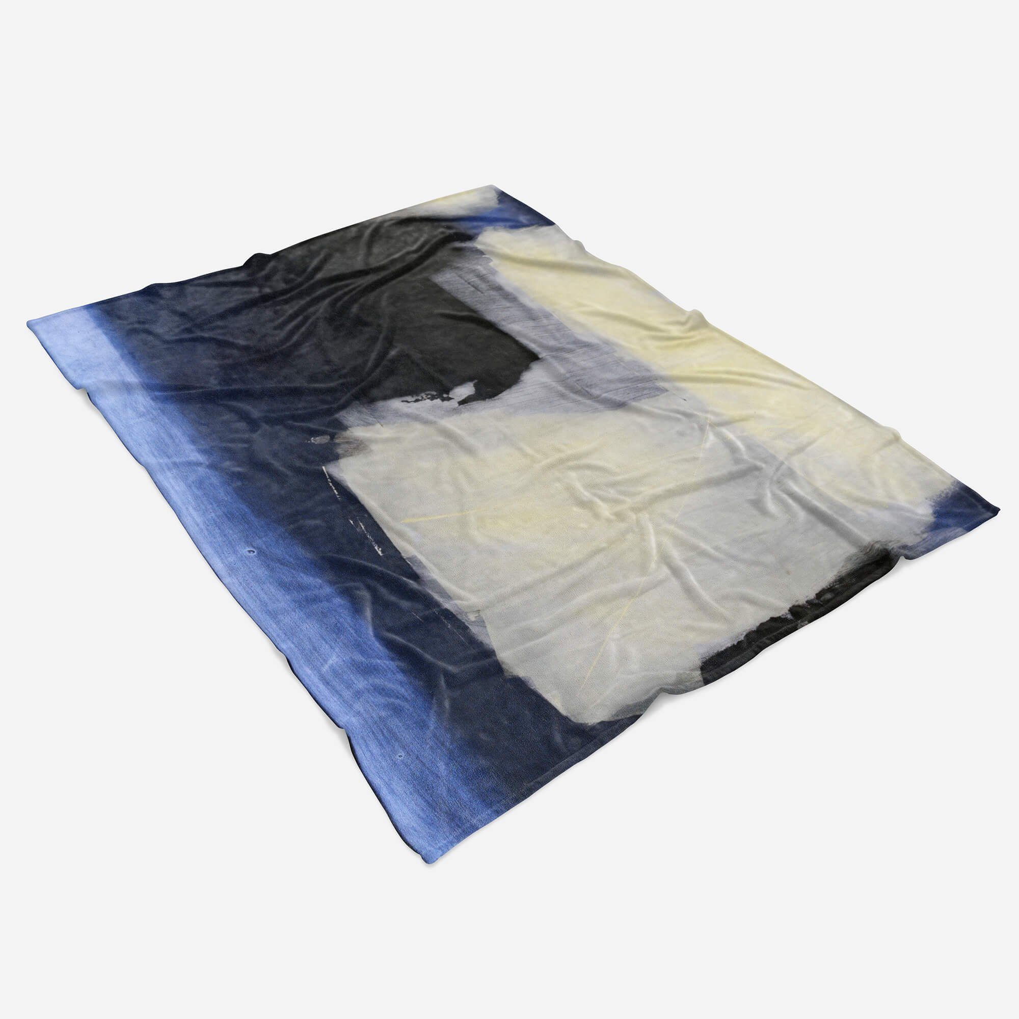 Kunstvoll, mit Handtuch (1-St), Handtuch Strandhandtuch Fotomotiv Art Abstrakt Sinus Handtücher Saunatuch Kuscheldecke Baumwolle-Polyester-Mix