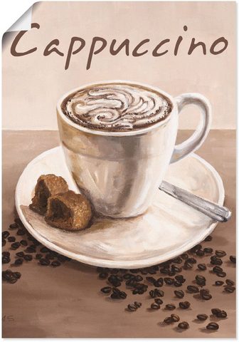 Artland Paveikslas »Cappuccino - Kaffee« Kaffe...