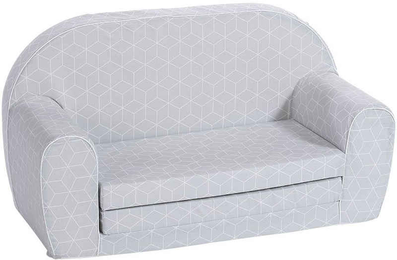 Knorrtoys® Sofa Geo Cube Grey, für Kinder; Made in Europe
