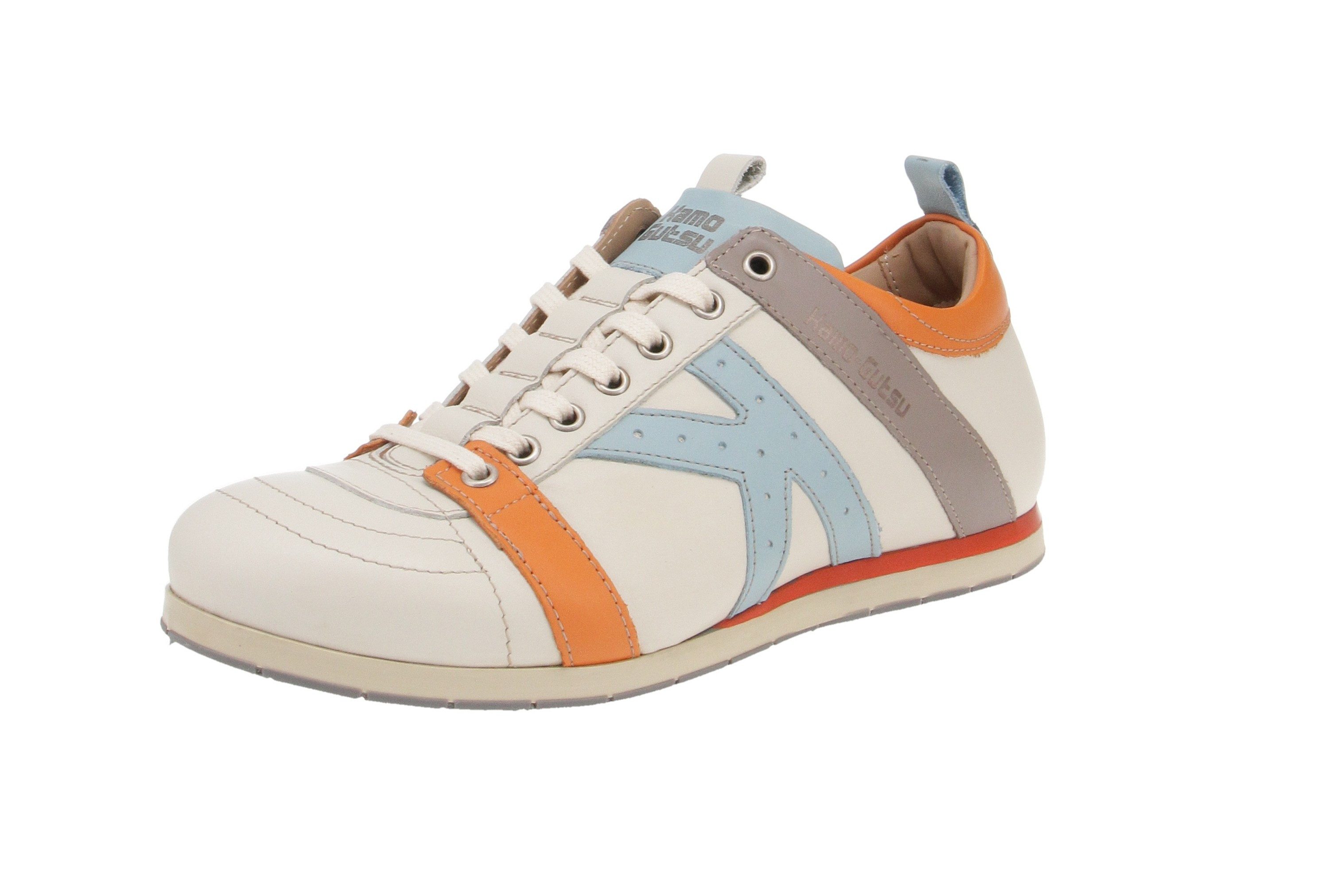 Kamo-Gutsu TIFO-042 - Herren Schuhe Freizeitschuhe - Bianco-Cielo Sneaker