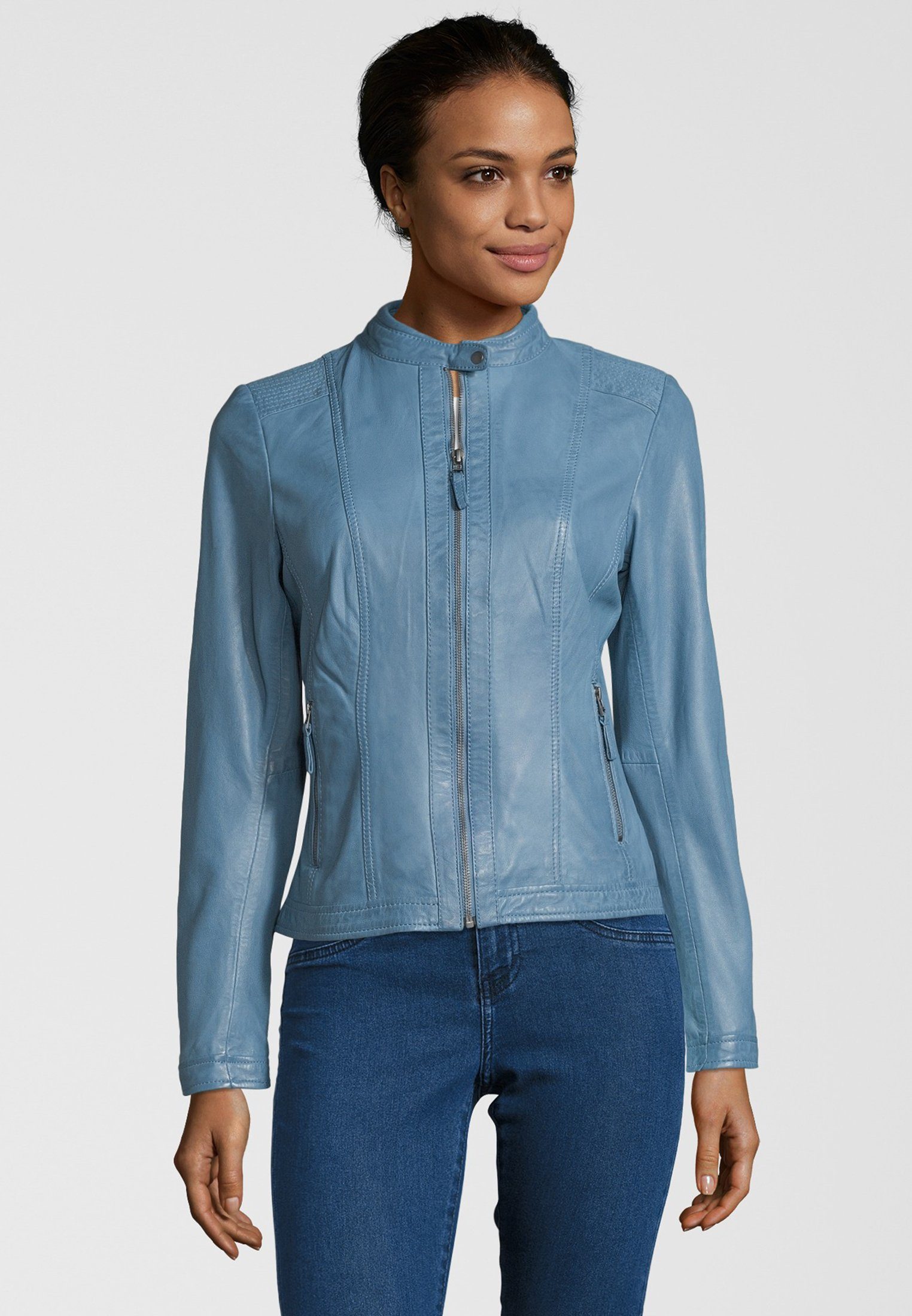Blaue Lederjacken für Damen online kaufen | OTTO