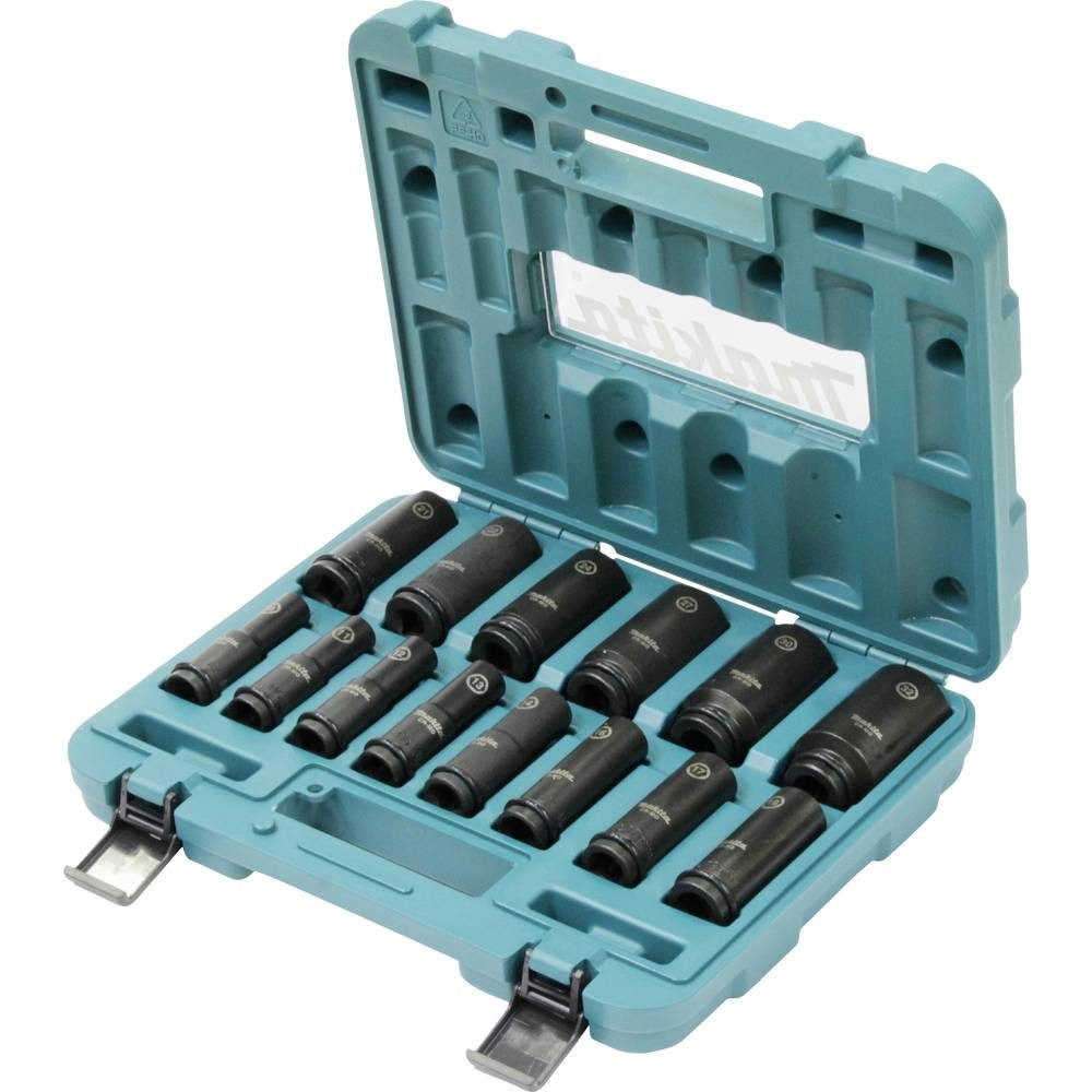 Makita Steckschlüssel Schlagn-Set 14tlg. 1/2″ Im.Blk E-16586