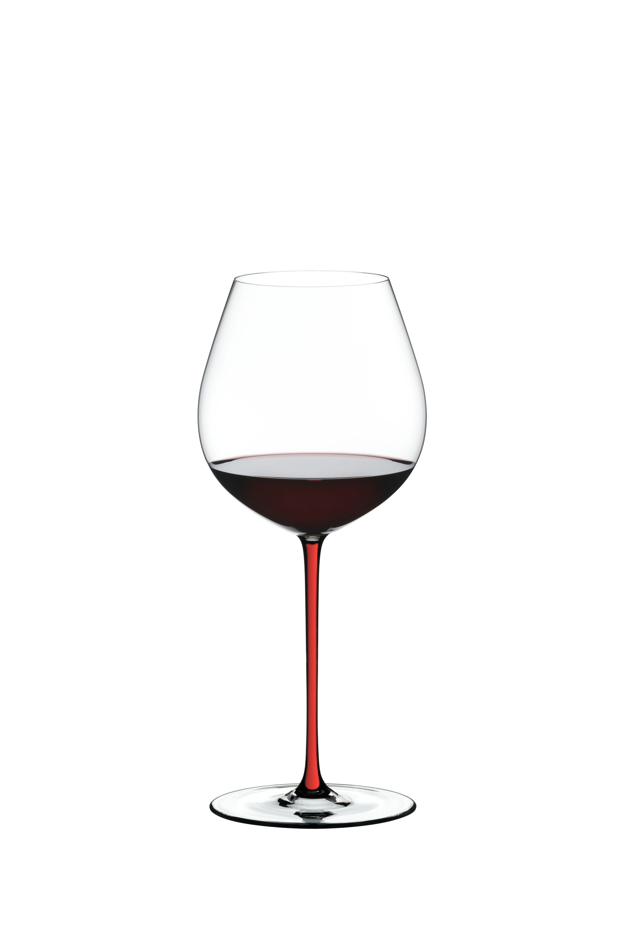 RIEDEL THE WINE GLASS COMPANY Rotweinglas Riedel Fatto A Mano Pinot Noir Rot, Kristallglas