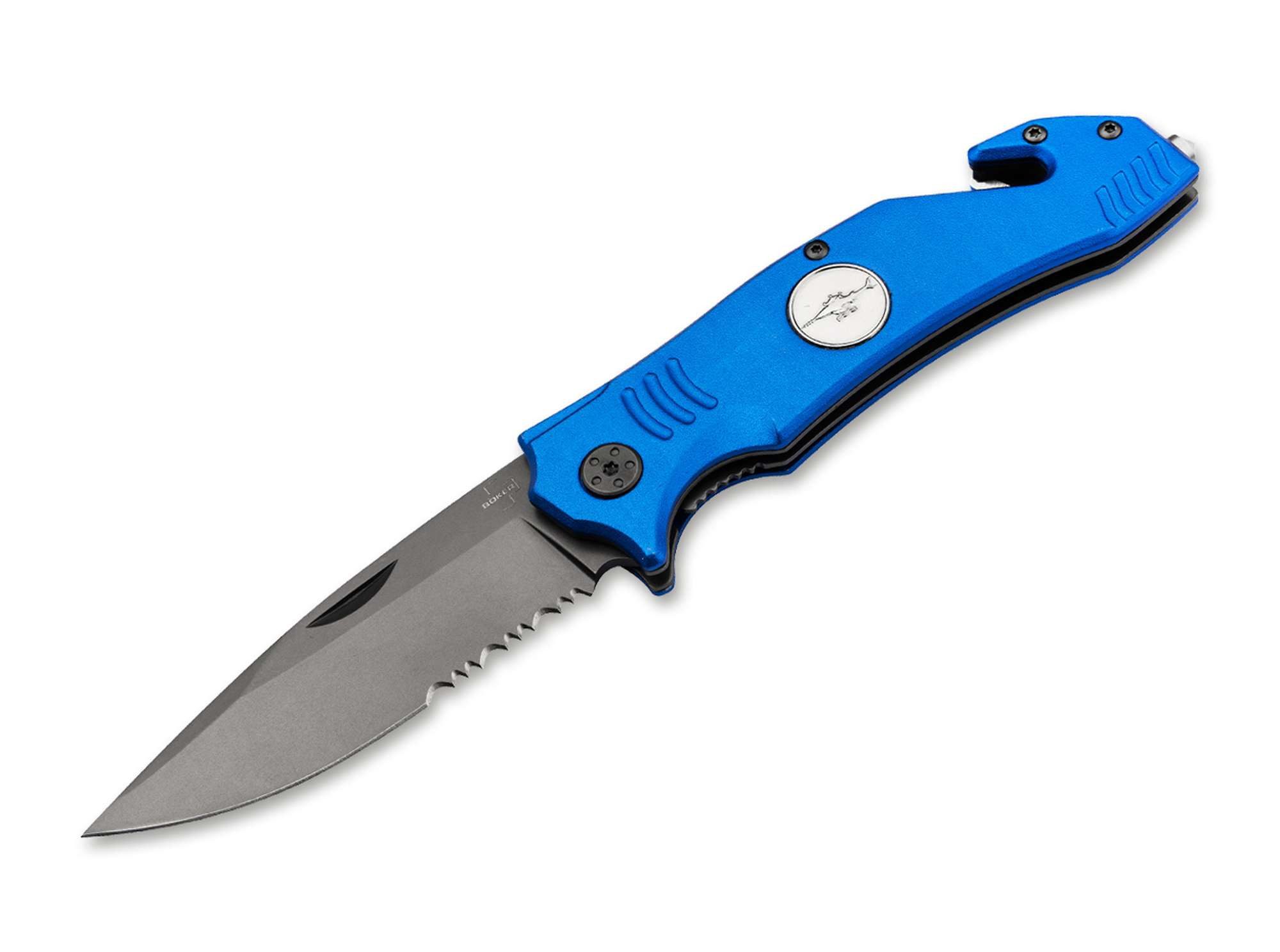Böker Plus Taschenmesser Böker Plus Minentaucher, Rettungsmesser, Hosenclip, (1 St), Gurtschneider, Glasbrecher