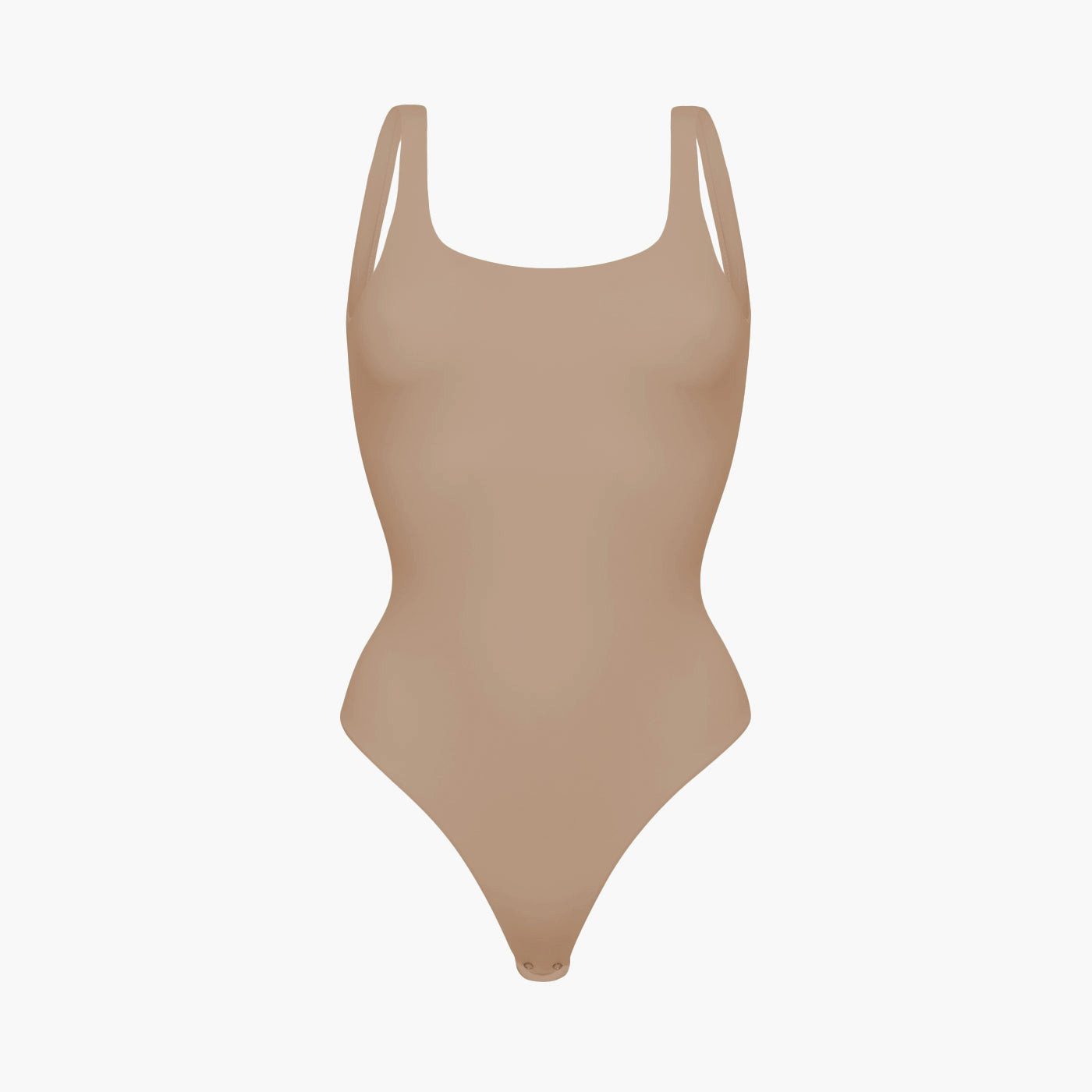 cfab (creamy fabrics) Miederbody Low Back - Body-Braun-3XL (1-tlg) Figurformend