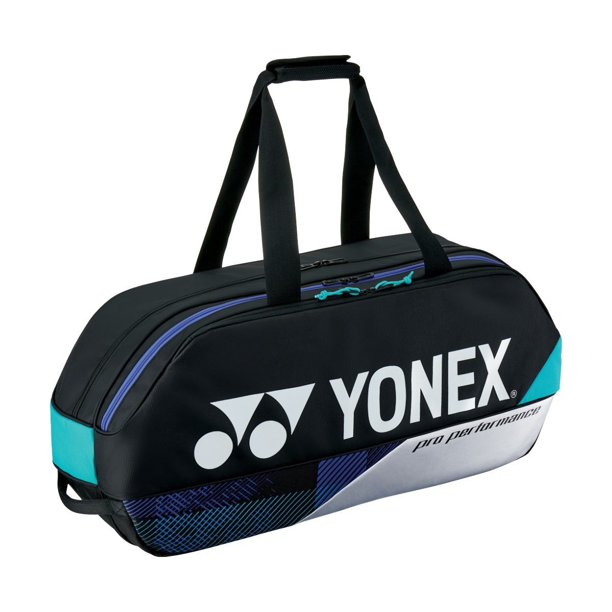Yonex Sporttasche Racketbag (Schlägertasche) Pro Tournament 2024 schwarz/silber - 4er