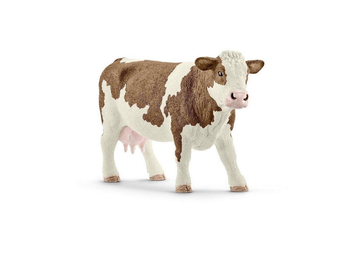 Schleich® Spielfigur Schleich 13801 - Farm World - Fleckvieh-Kuh