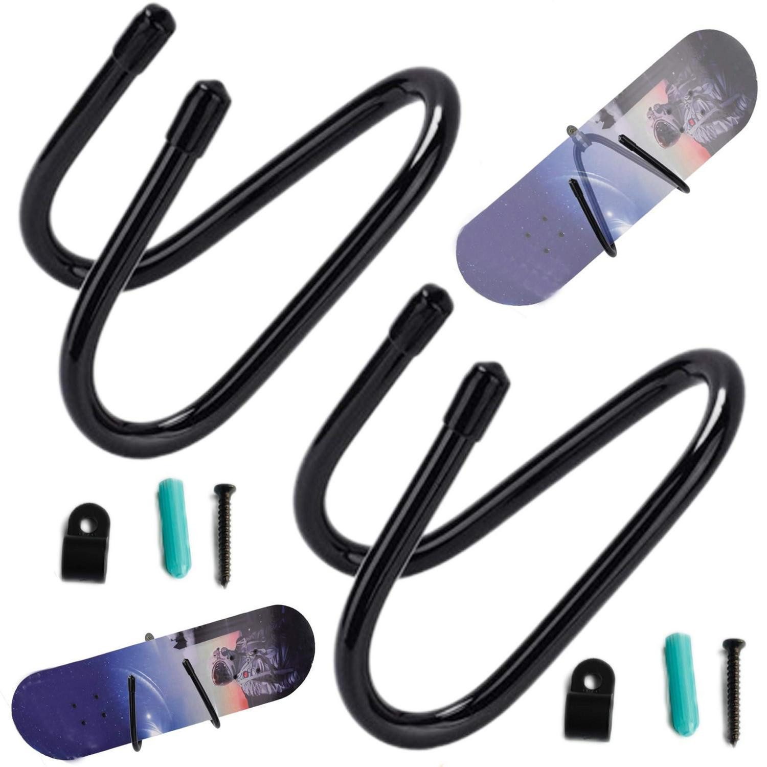 LuxusKollektion Skate Bag Longboard Wandhalterung Schwarz