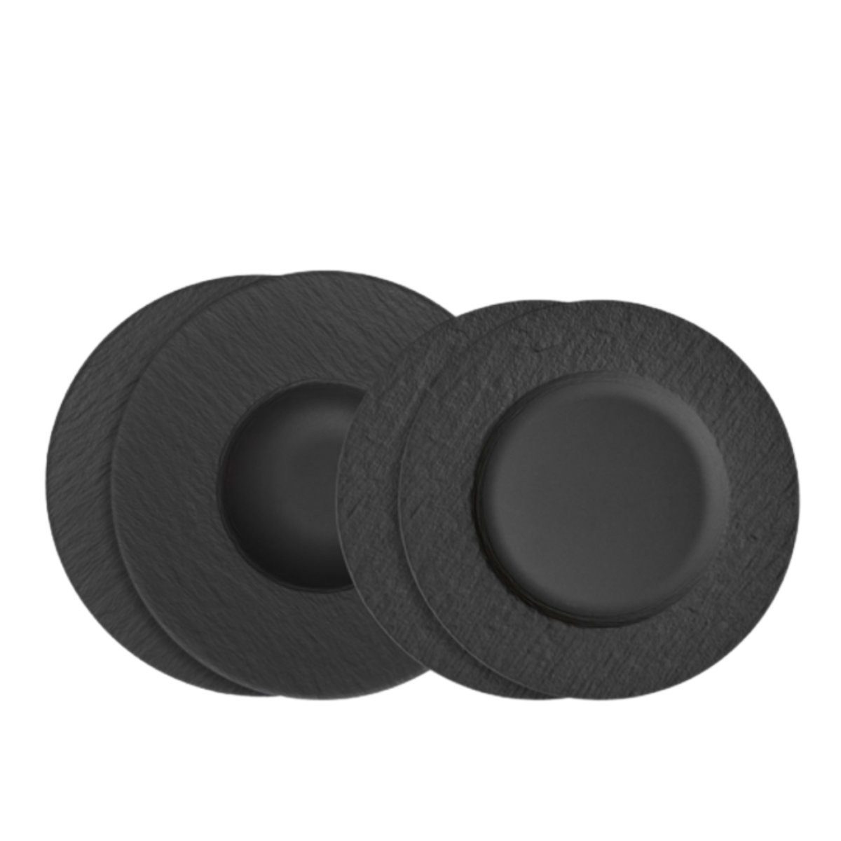 Villeroy & Boch Tafelservice Manufacture Rock, Porzellan, 4-tlg.