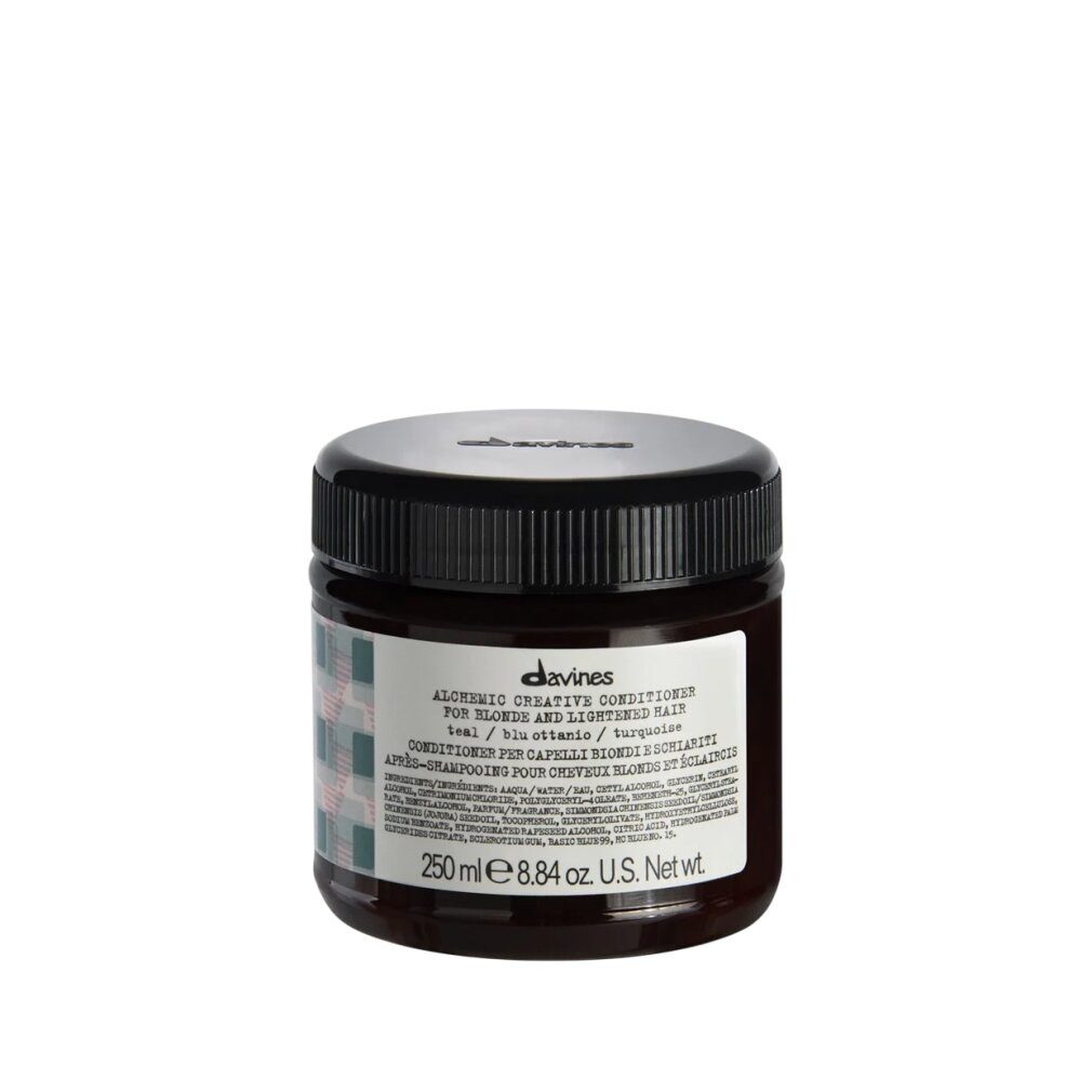 Davines Haarspülung Alchemic Creative Conditioner For Blonde And Lightened Hair Teal 250ml