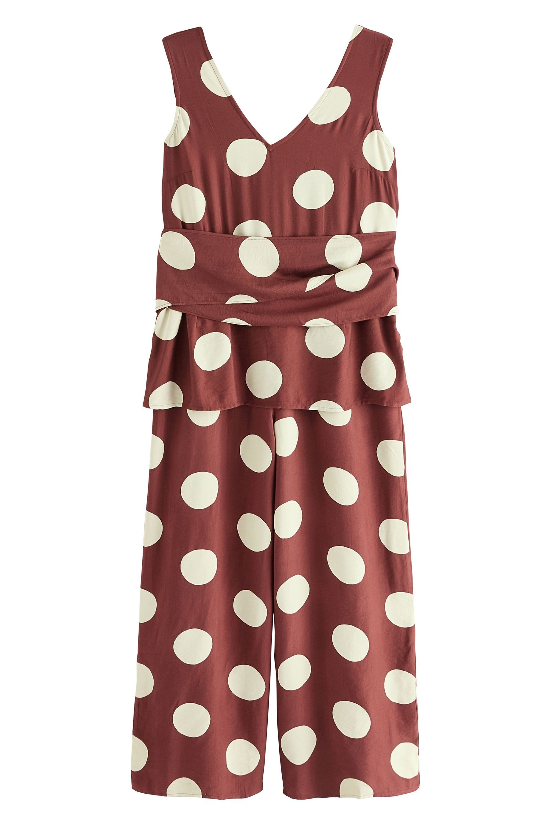 Next Jumpsuit Jumpsuit mit V-Ausschnitt und Bindegürtel (1-tlg) günstig online kaufen