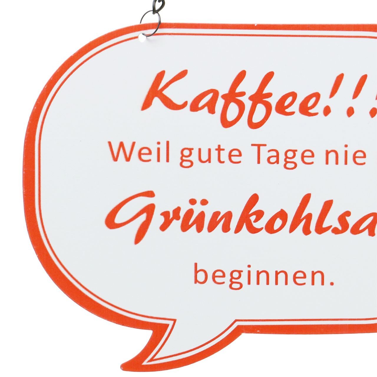 Viana Hängedekoration Kaffee Spruchschild zum Aufhängen günstig online kaufen