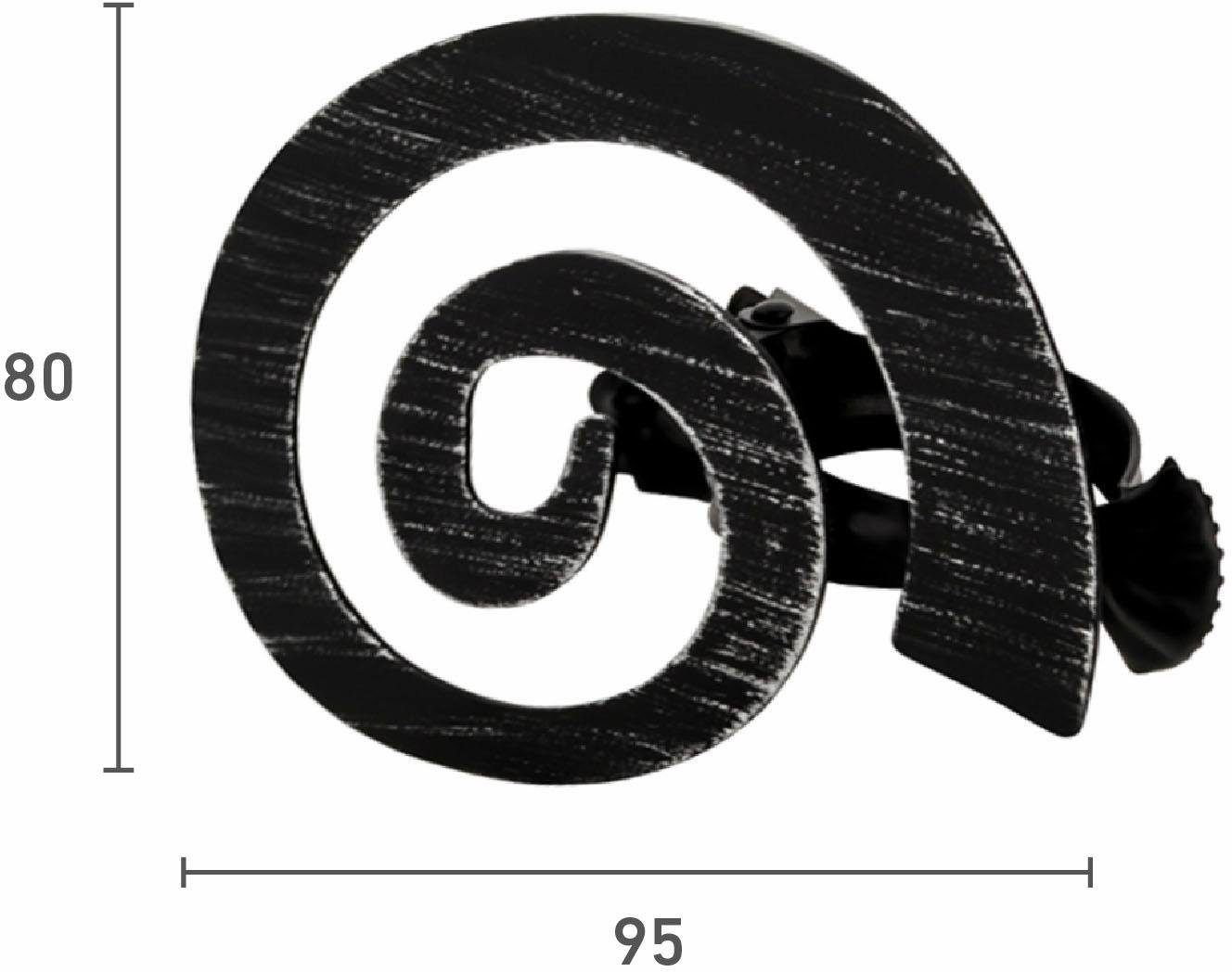 Good Life Dekoklammer für Raffhalter Helix, Vorhänge, (1-tlg), für Stoffe und Vorhänge