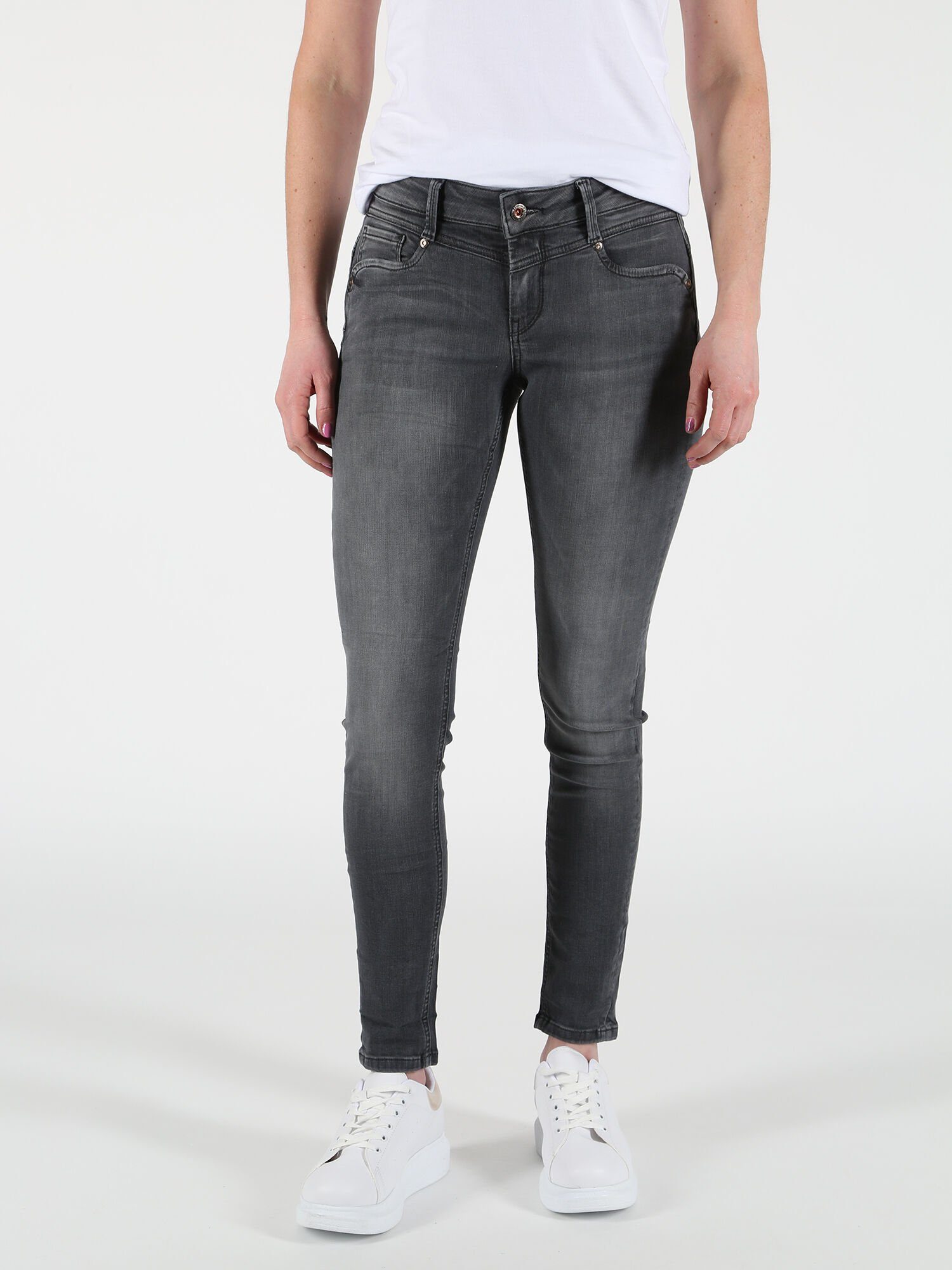 Miracle of Denim Skinny-fit-Jeans Florencia Grey