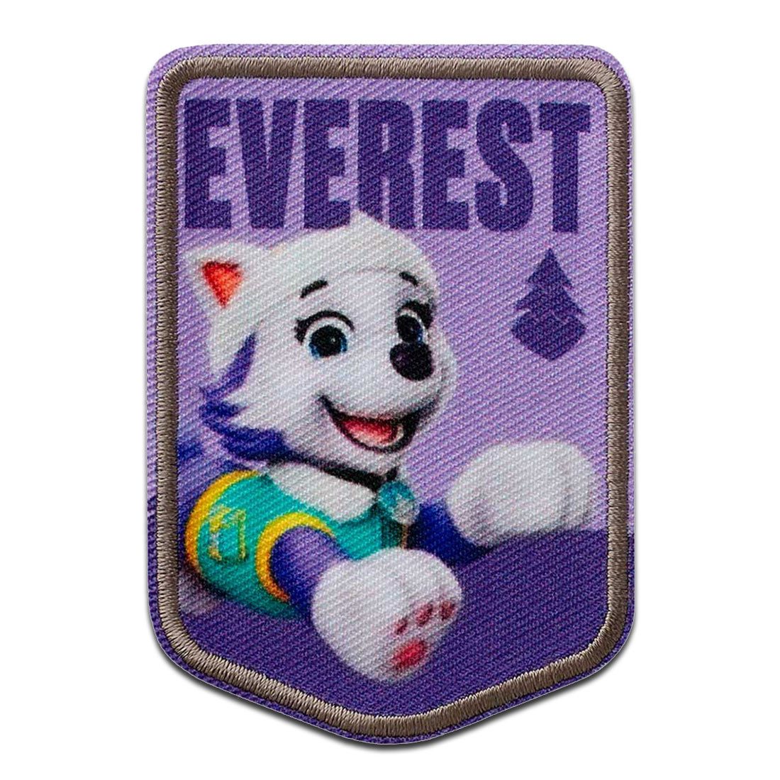 PAW PATROL Aufnäher Bügelbild, Aufbügler, Applikationen, Patches, Flicken, zum aufbügeln, Polyester, Mono-Quick Paw Patrol Everest - Größe: 7,8 x 5,5 cm