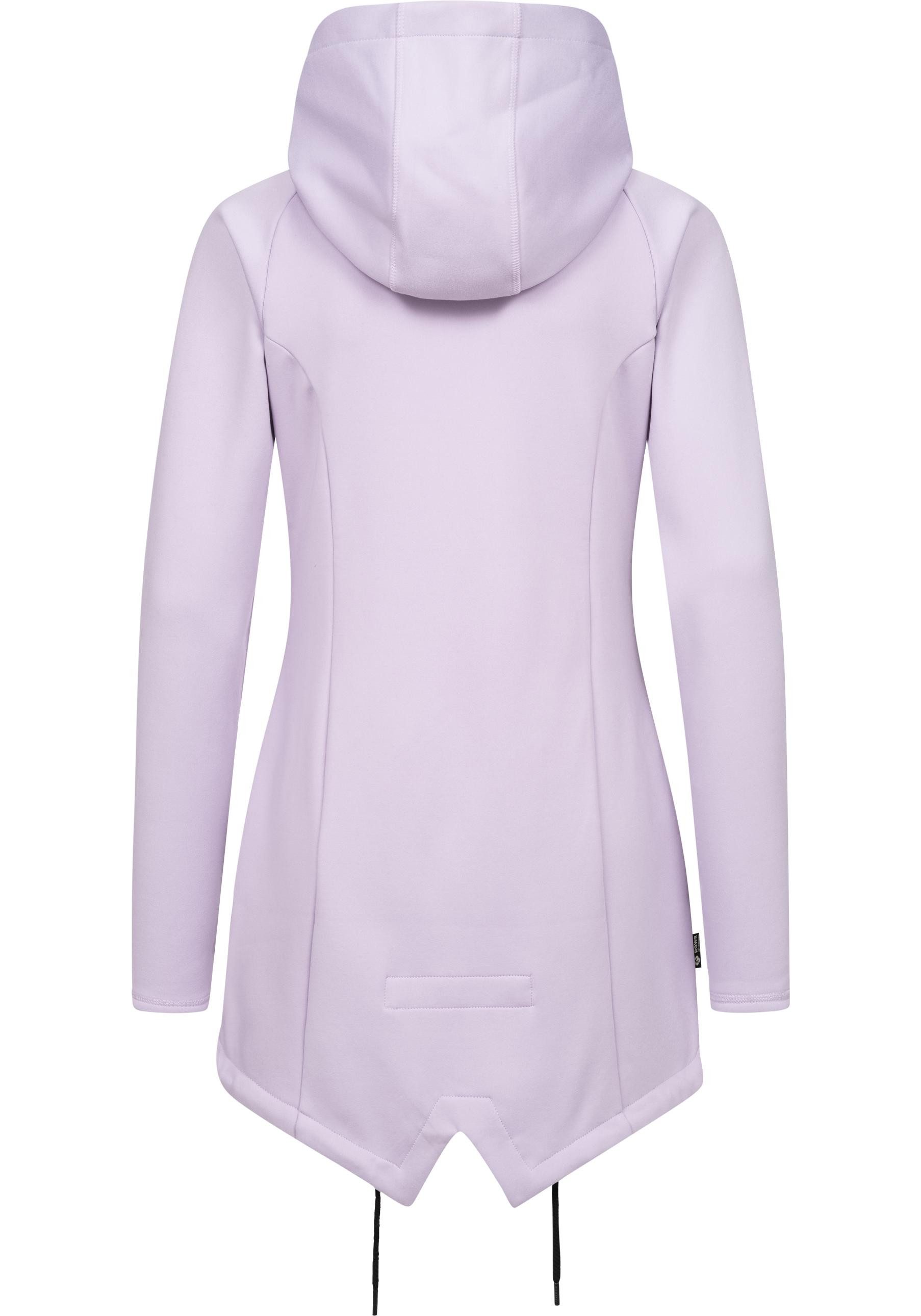 Ragwear Sweatjacke Wingi Sportliche Damen Kapuzenjacke mit kuschelig weichem Innenleben