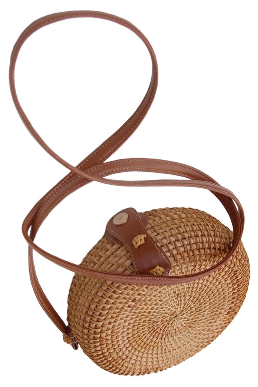 Goodman Design Umhängetasche Runde Rattan-Umhängetasche – Natürlich, elegan günstig online kaufen