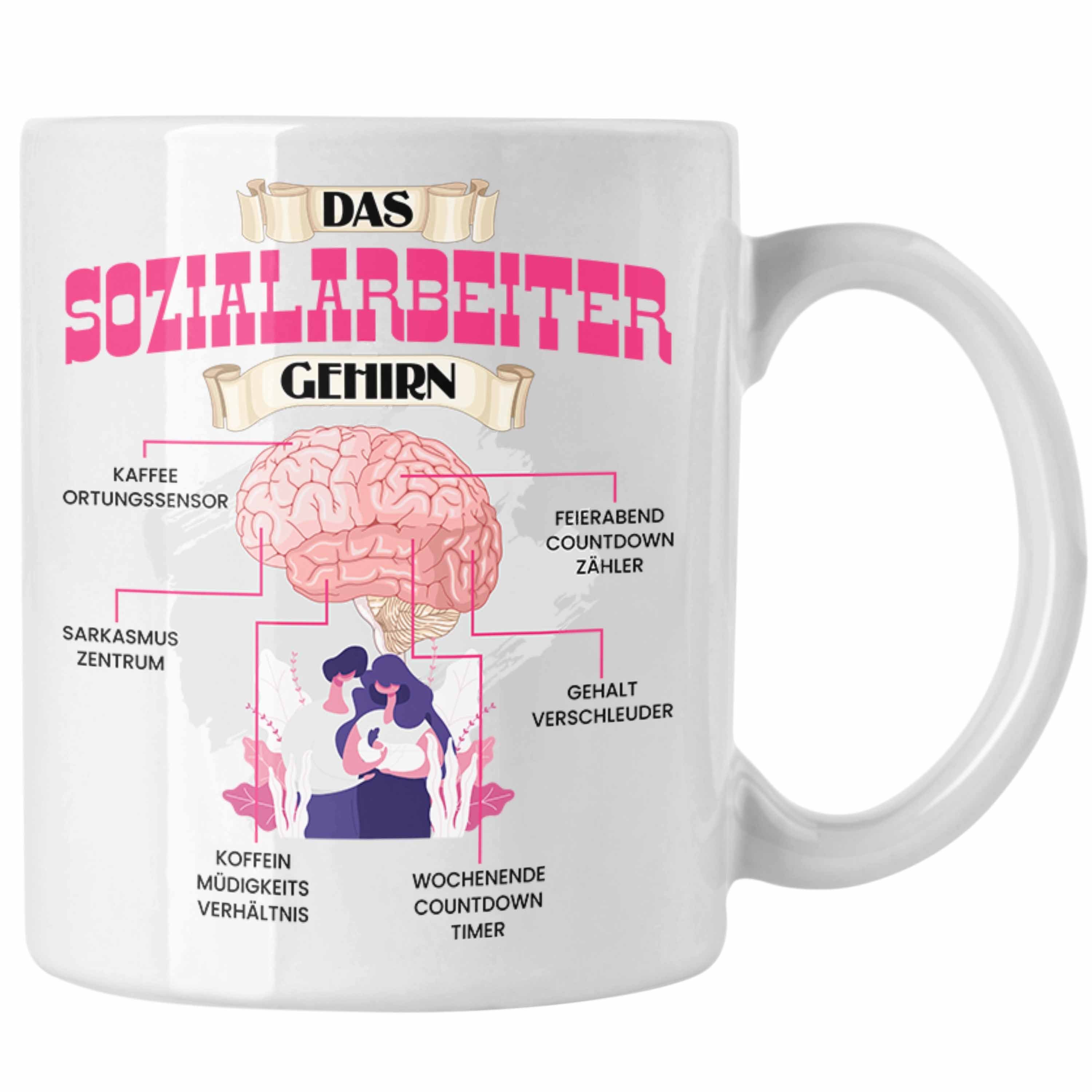 Trendation Tasse Trendation Sozialarbeiter Tasse Lustiges Geschenk