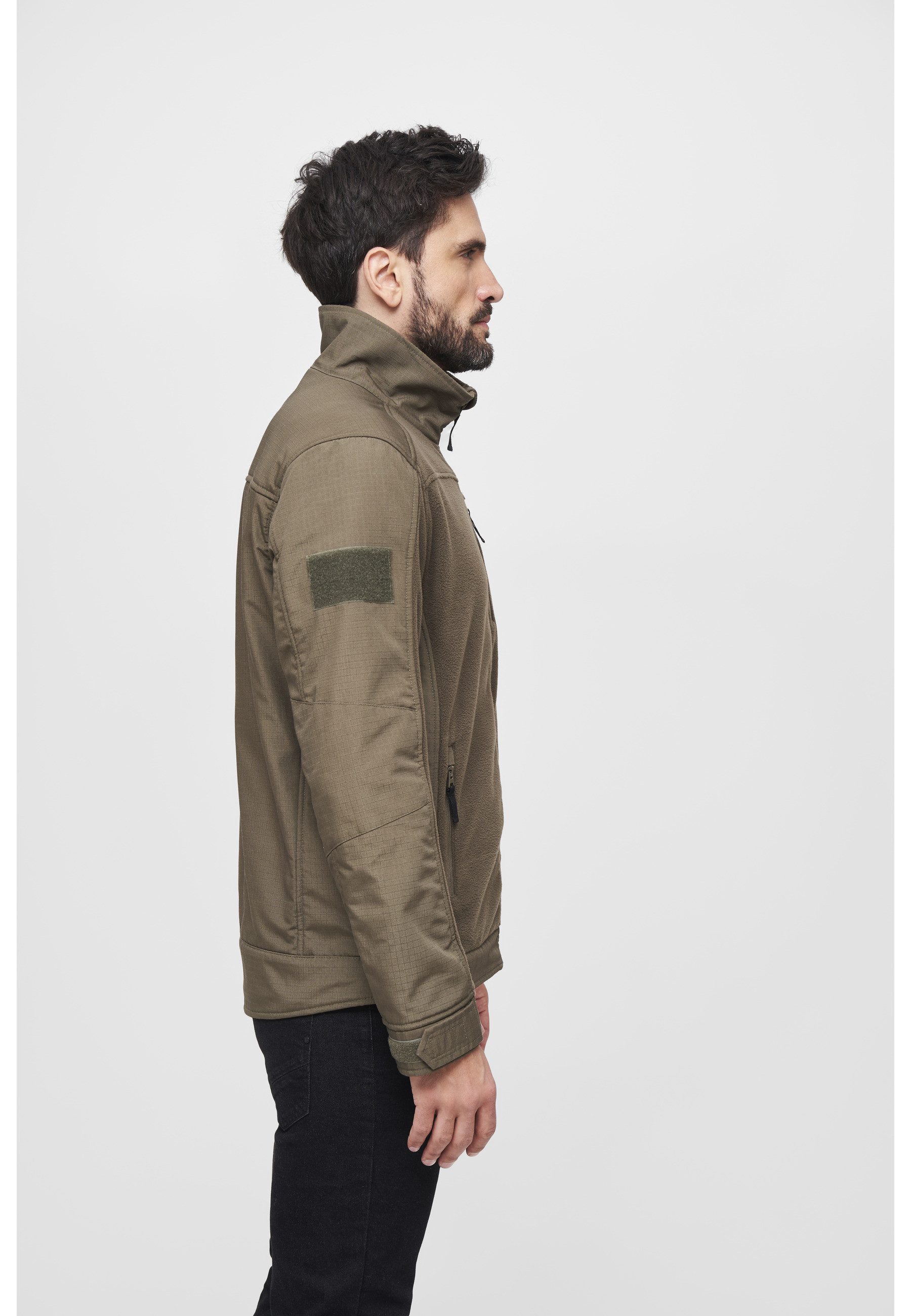 Brandit Allwetterjacke Brandit Herren Fleecejacket Ripstop (1-St)
