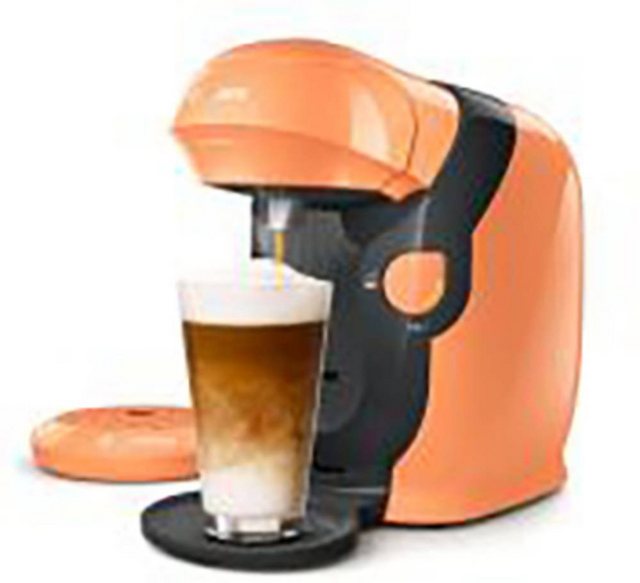 Bosch Home & Garden Kapselmaschine Bosch Haushalt Style TAS1106 Kapselmaschine Orange One Touch, Höhenver