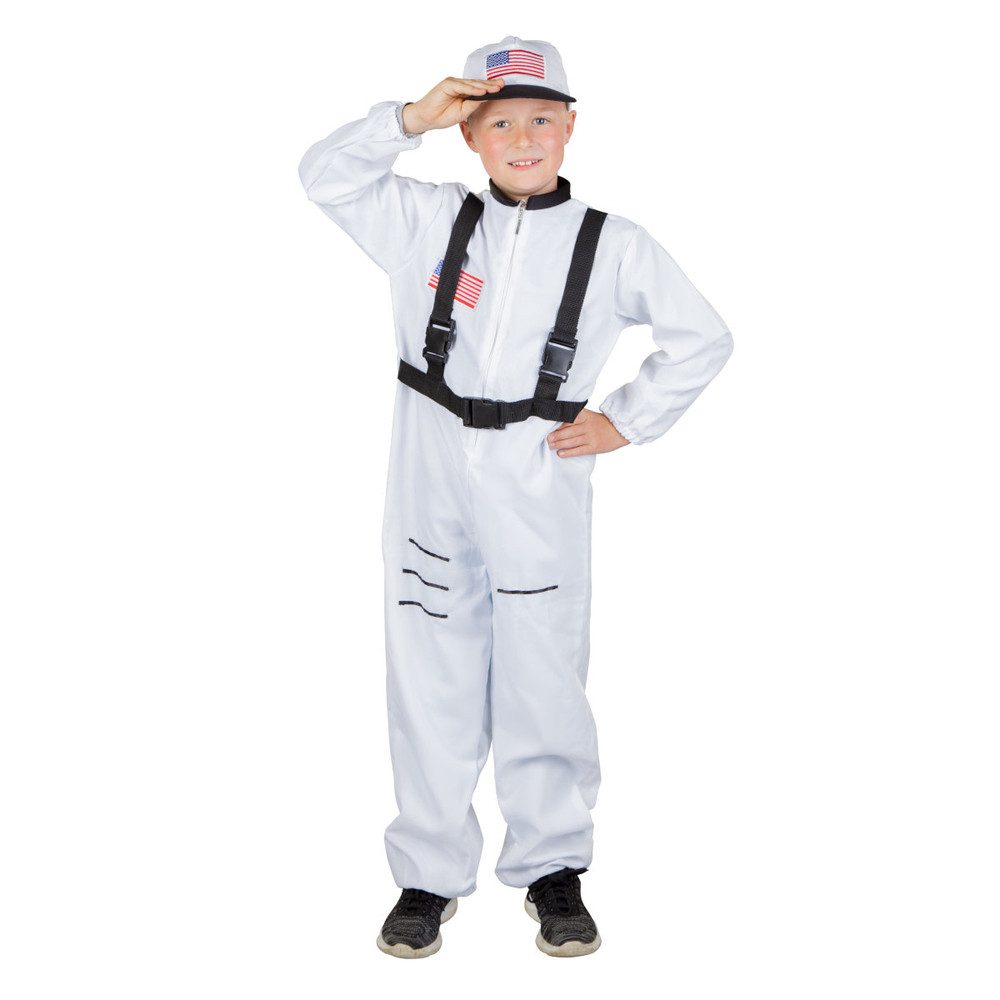 MICA Kostüm Kostüm - Astronautenjunge - für Kinder - 2-teilig - Größe Gr. 134-140