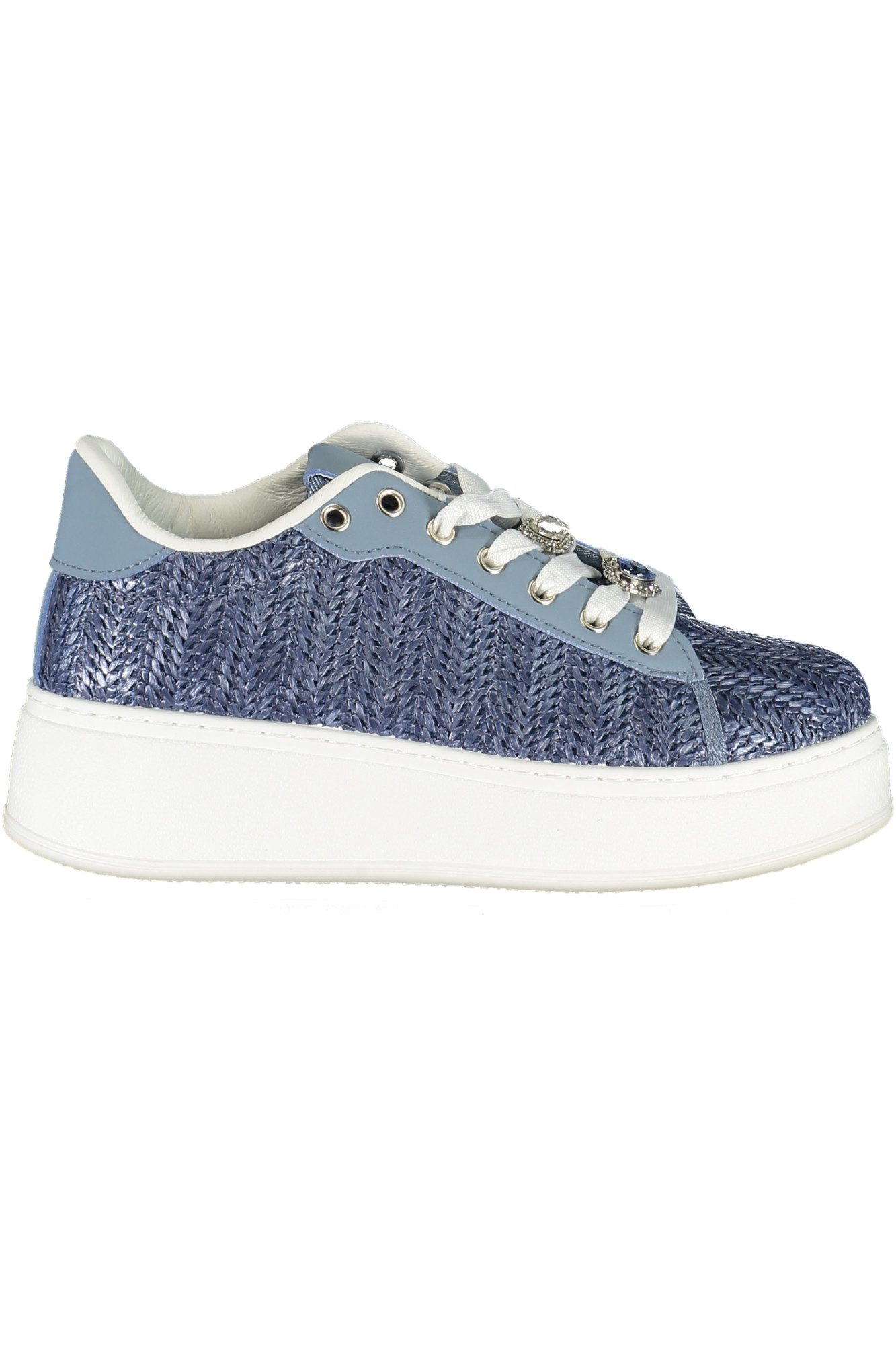 Laura Biagiotti Sneaker Damen-Sneaker Blau mit hellblauen Akzenten und