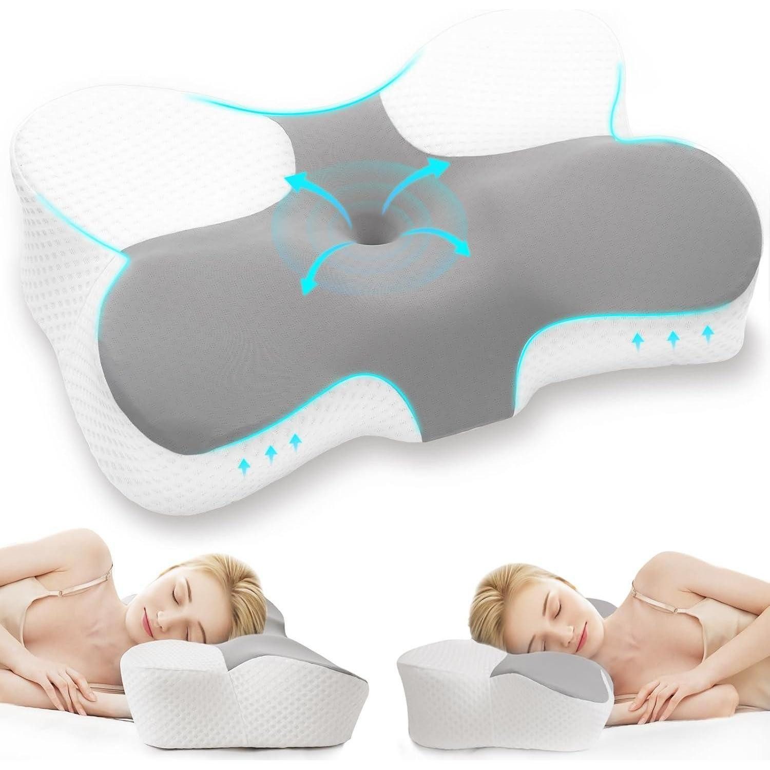 Nackenkissen Memory Foam Nackenkissen Orthopädisches Ergonomisches Kissen