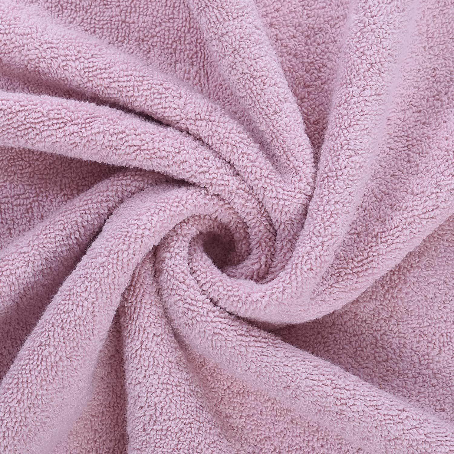 livessa Handtücher Badetücher im Set Grau-Rosa Serie, Badetücher und Baumwolle 100% als (2-St), Set, Bade-Handtuchset