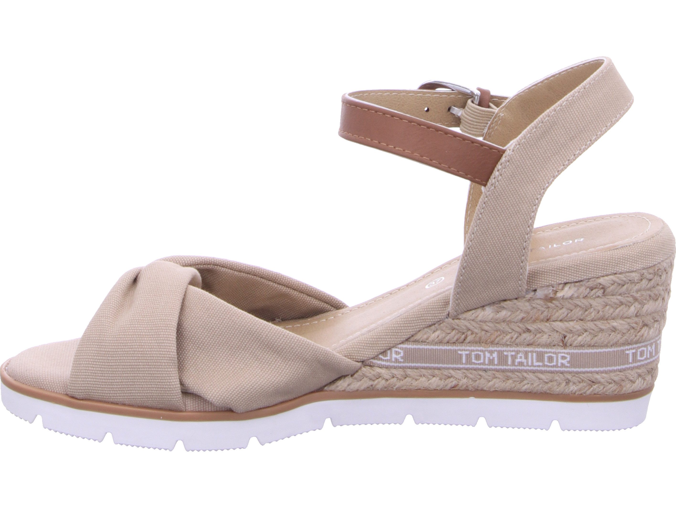 TOM TAILOR Keilsandalette 100% vegan