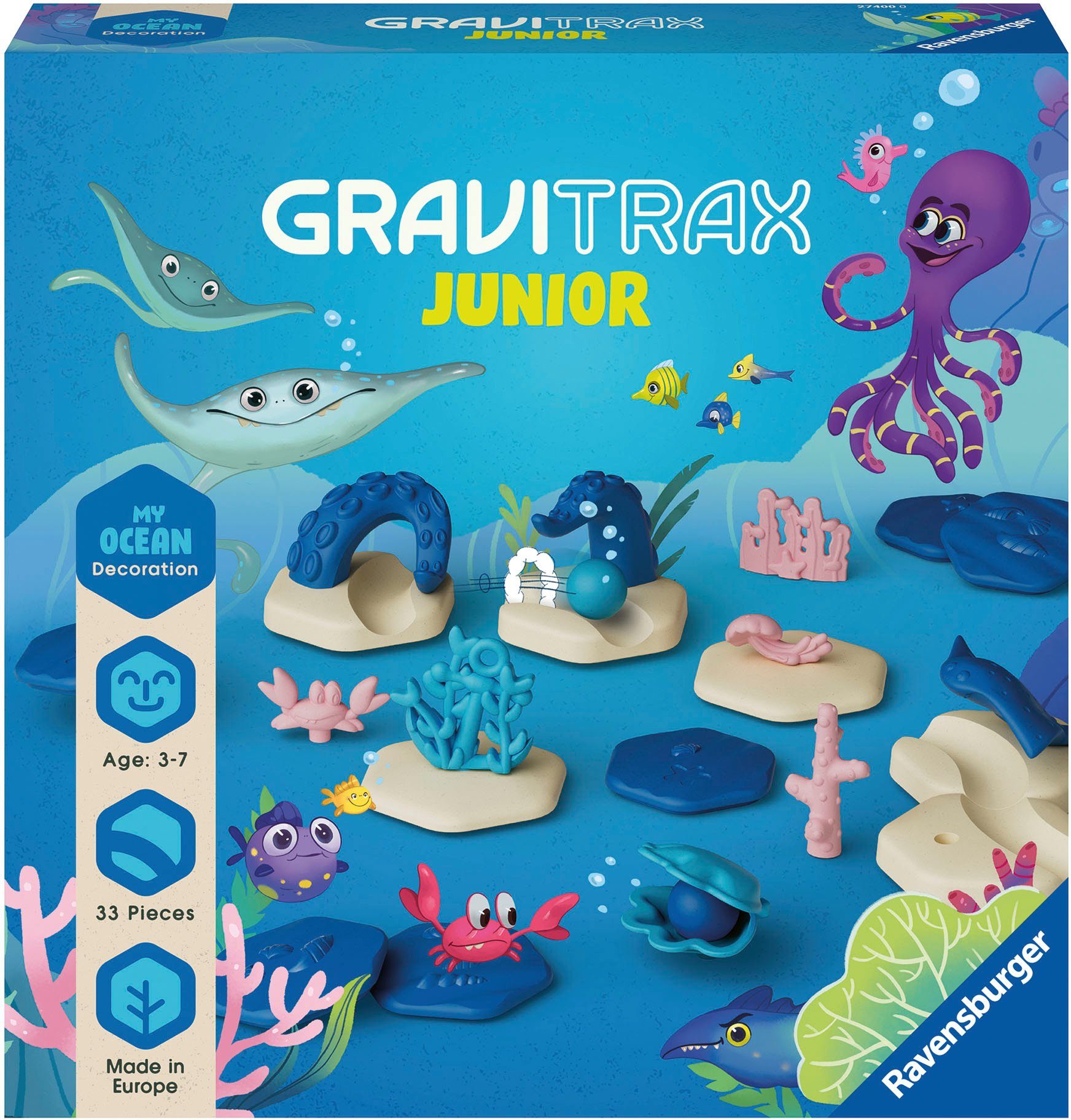Kugelbahn-Bausatz GraviTrax Junior Extension Ocean
