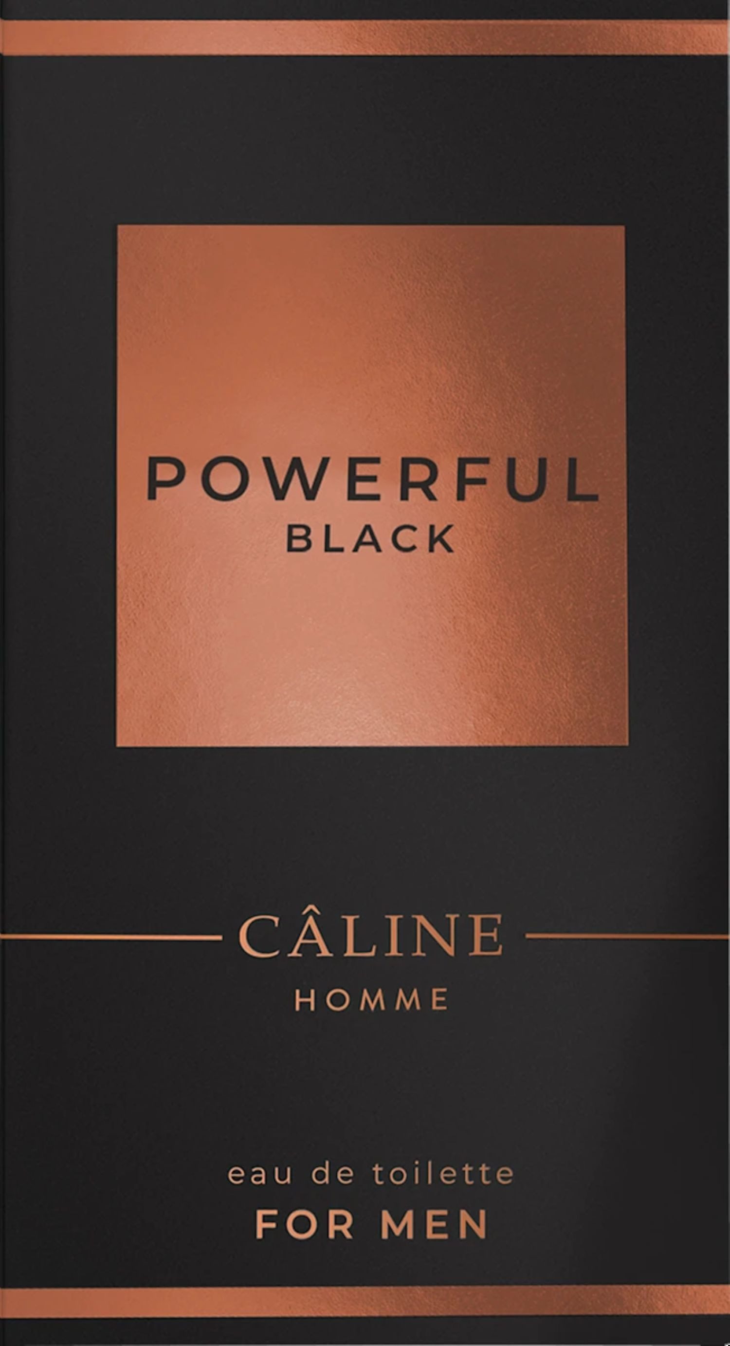 Caline Eau de Toilette HOMME Powerful Black Eau de Toilette, 60 ml