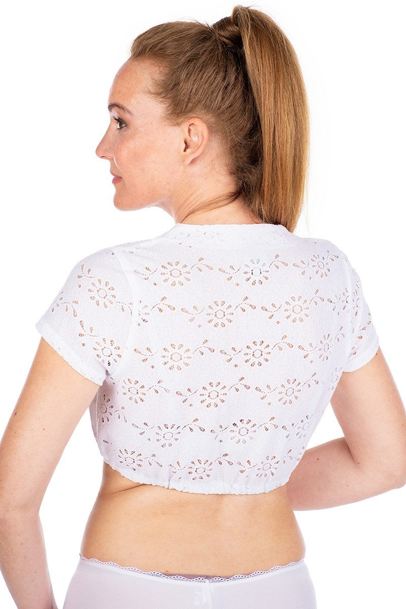 Berwin & Wolff Dirndlbluse Dirndlbluse - ZARIA - weiß