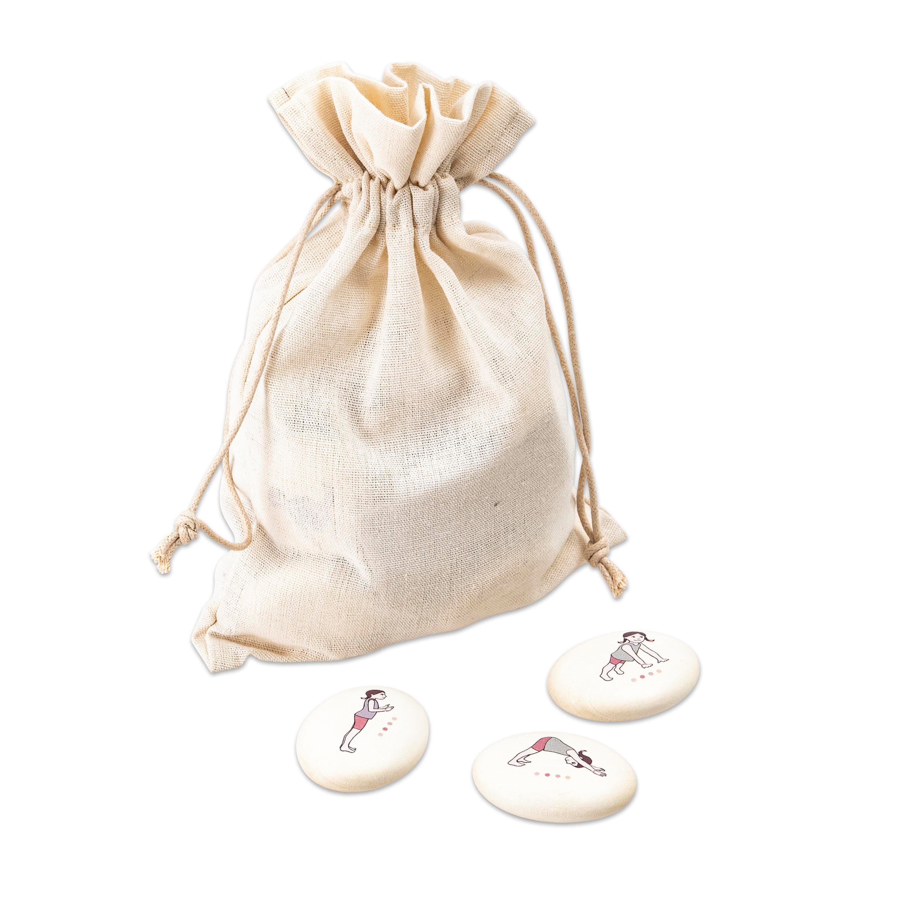 Betzold Fitnessmatte Yogakiesel „Asanas und Sonnengruß“