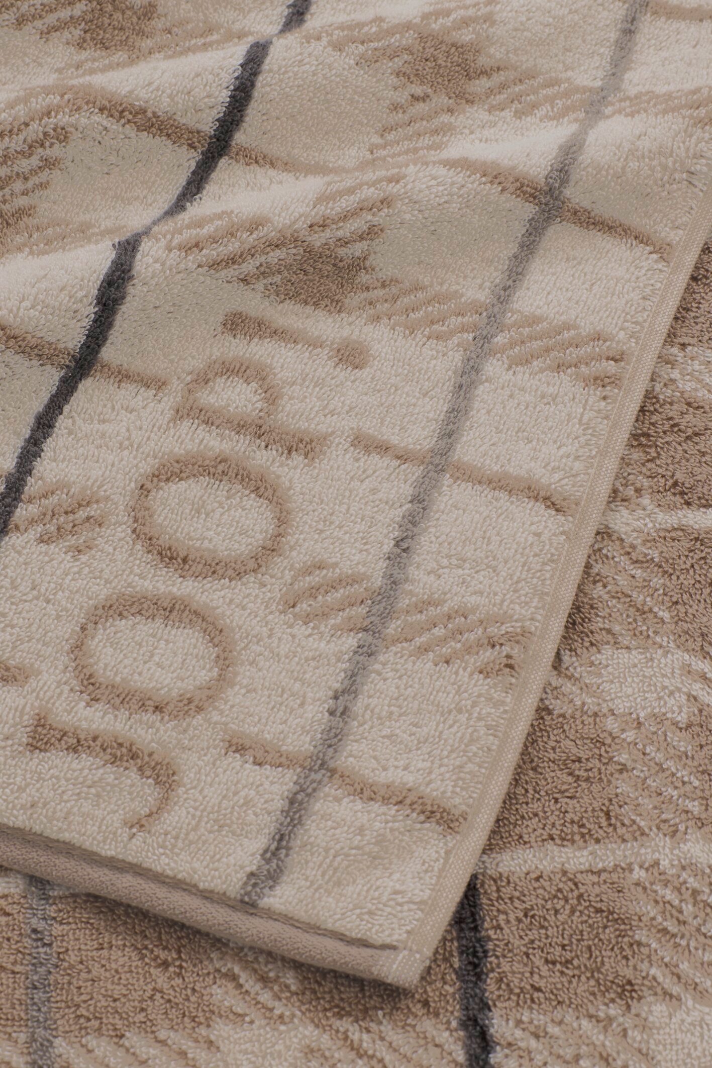 JOOP! Duschtuch JOOP! LIVING - CONTOUR CHECKED Duschtuch, Textil (1-St)