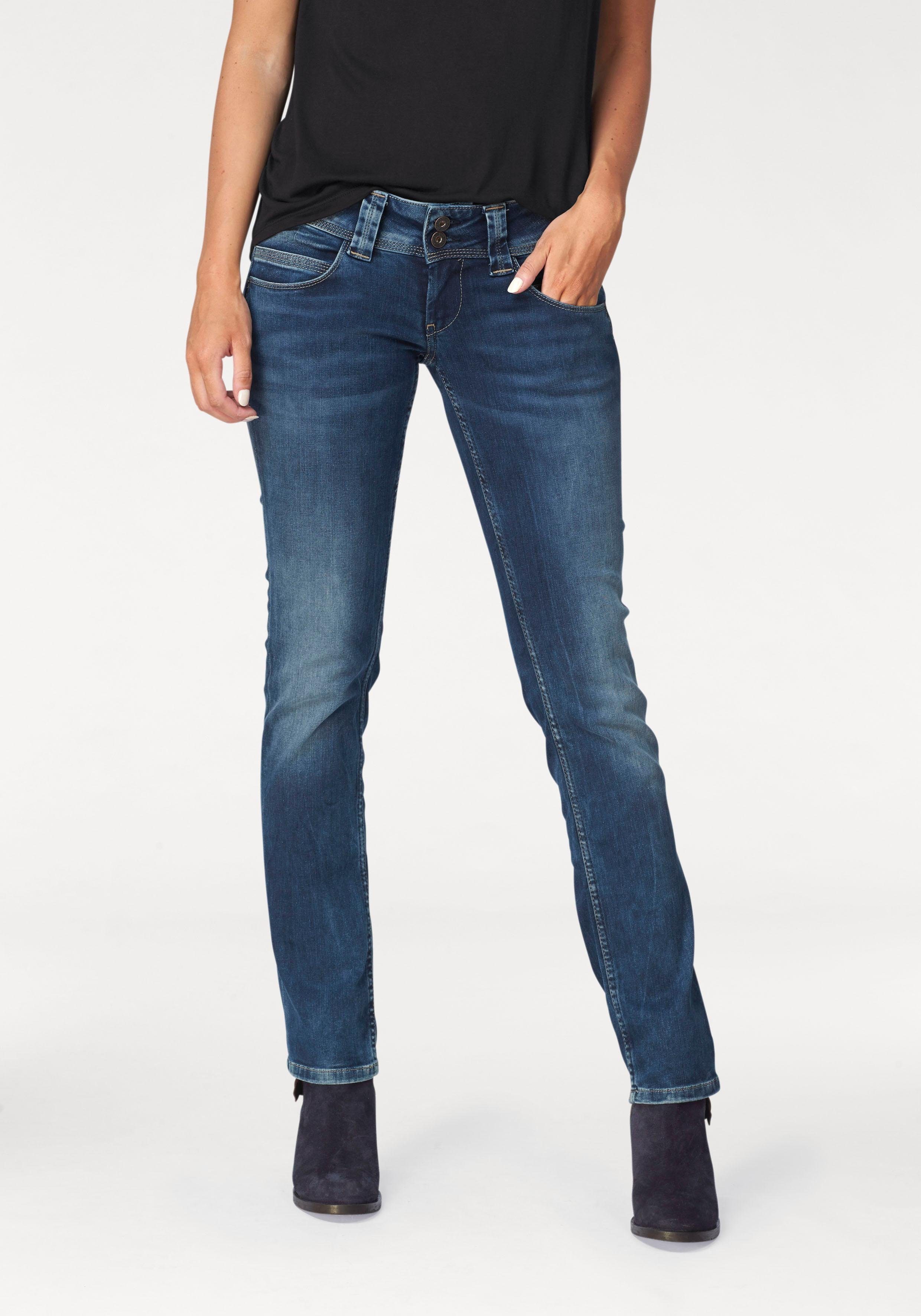 Pepe Jeans Regular-fit-Jeans VENUS mit Badge