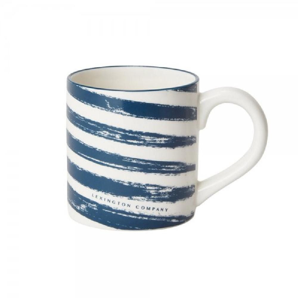 Lexington Tasse LEXINGTON Tasse Diagonal Stripes Navy/White