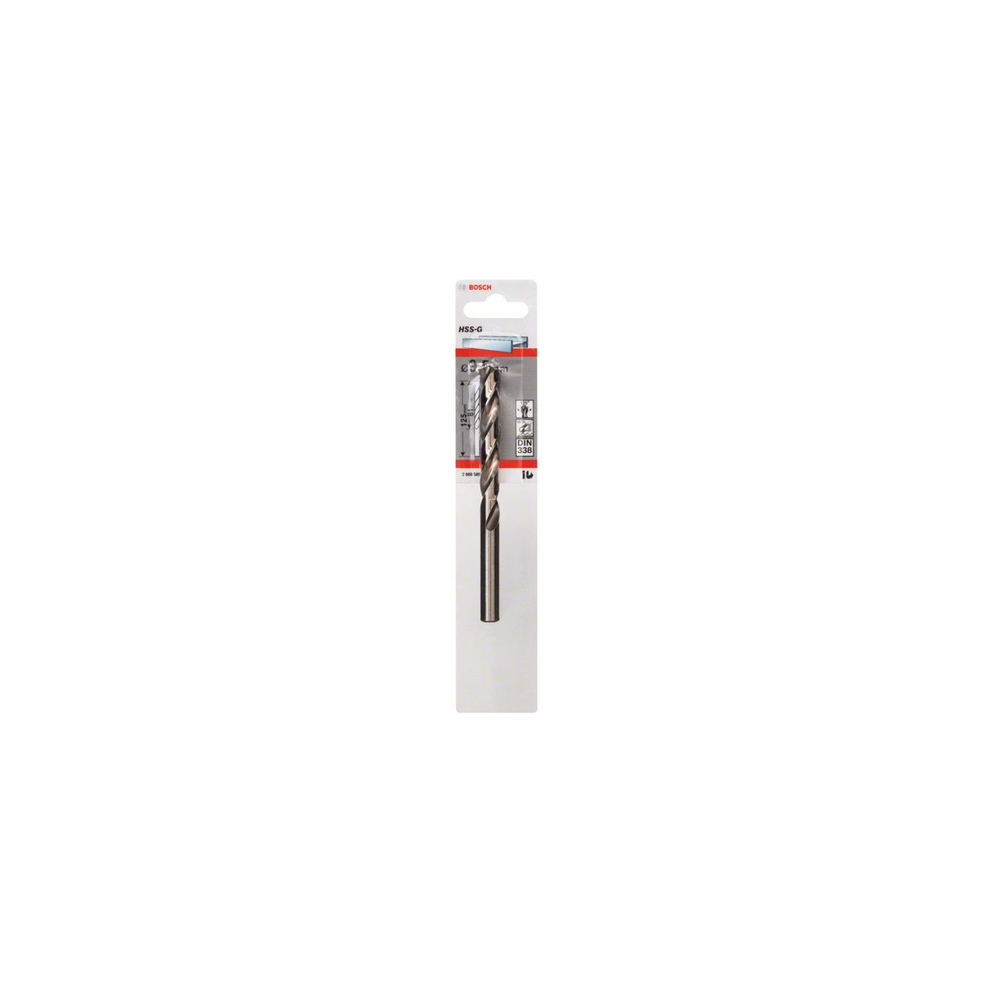 Bosch Professional Metallbohrer Bosch Metallbohrer HSS-G, DIN 338, 9,5 x 81 x 125 mm