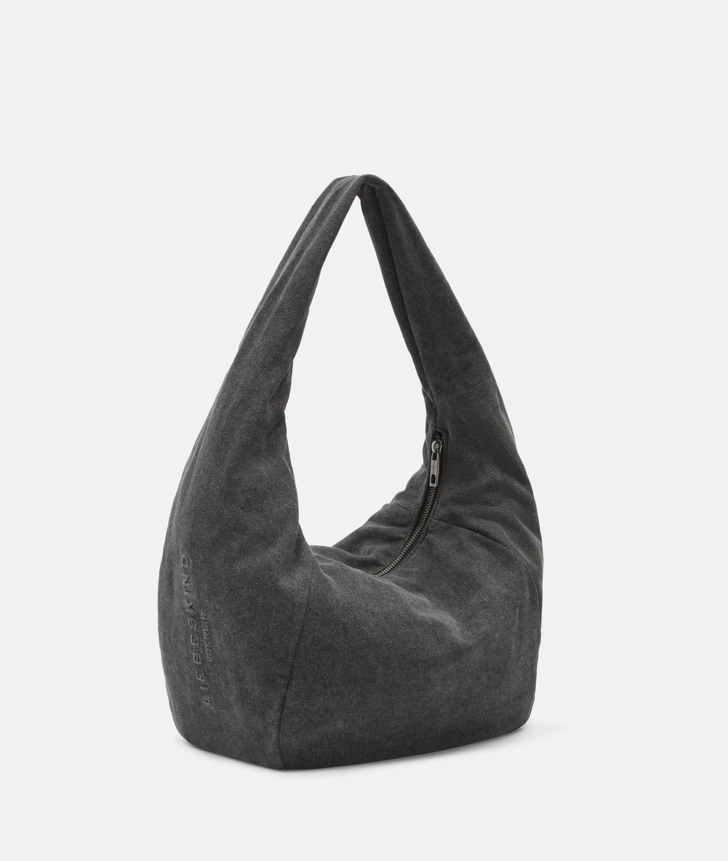 Liebeskind Berlin Schultertasche Hobo, Mittelgroße Hobo-Bag aus Denim günstig online kaufen