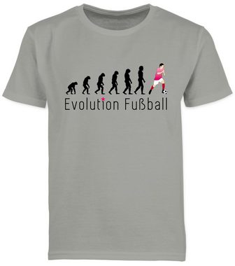 Shirtracer T-Shirt Evolution Fußball (1-tlg) Evolution Kinder