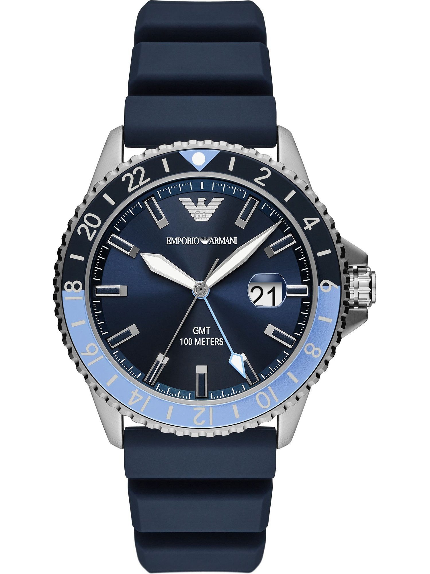 Quarzuhr Emporio Armani Herren-Uhren Analog Quarz