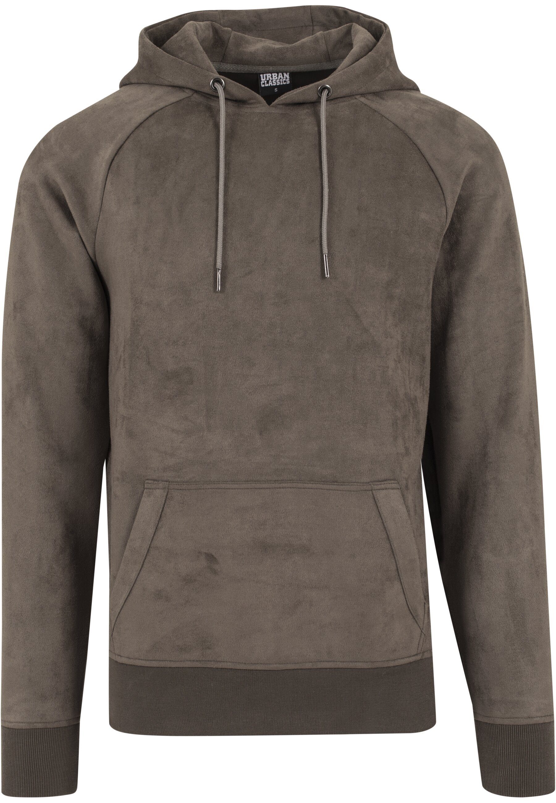 Sweatshirt Urban Classics Herren Imitation Suede Hoody