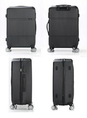 Cheffinger Kofferset Reisekoffer ABS-02 Koffer 3-teilig Hartschale Trolley Set Kofferset, (3 tlg)