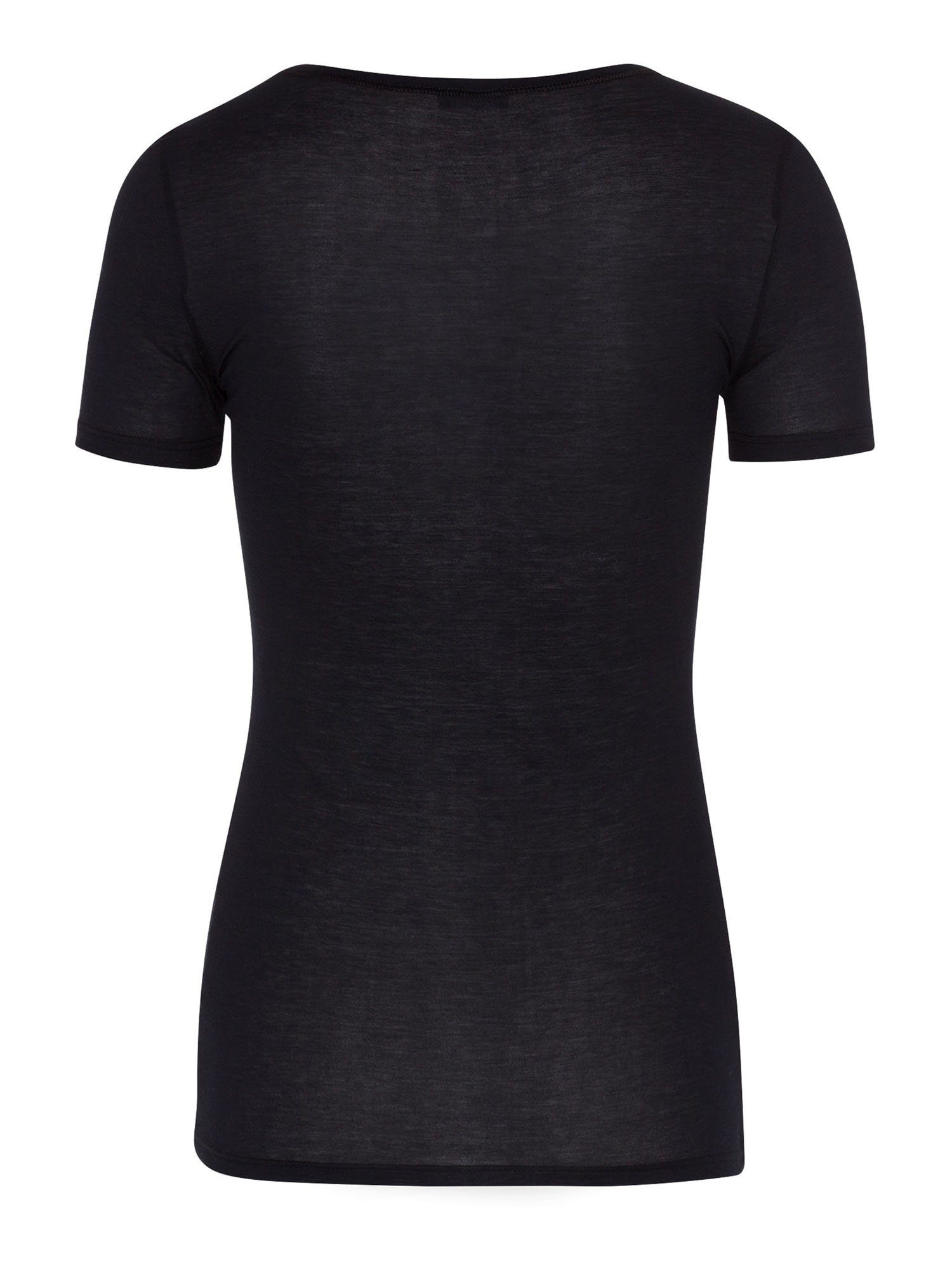 black Hanro T-Shirt (1-tlg) Ultralight