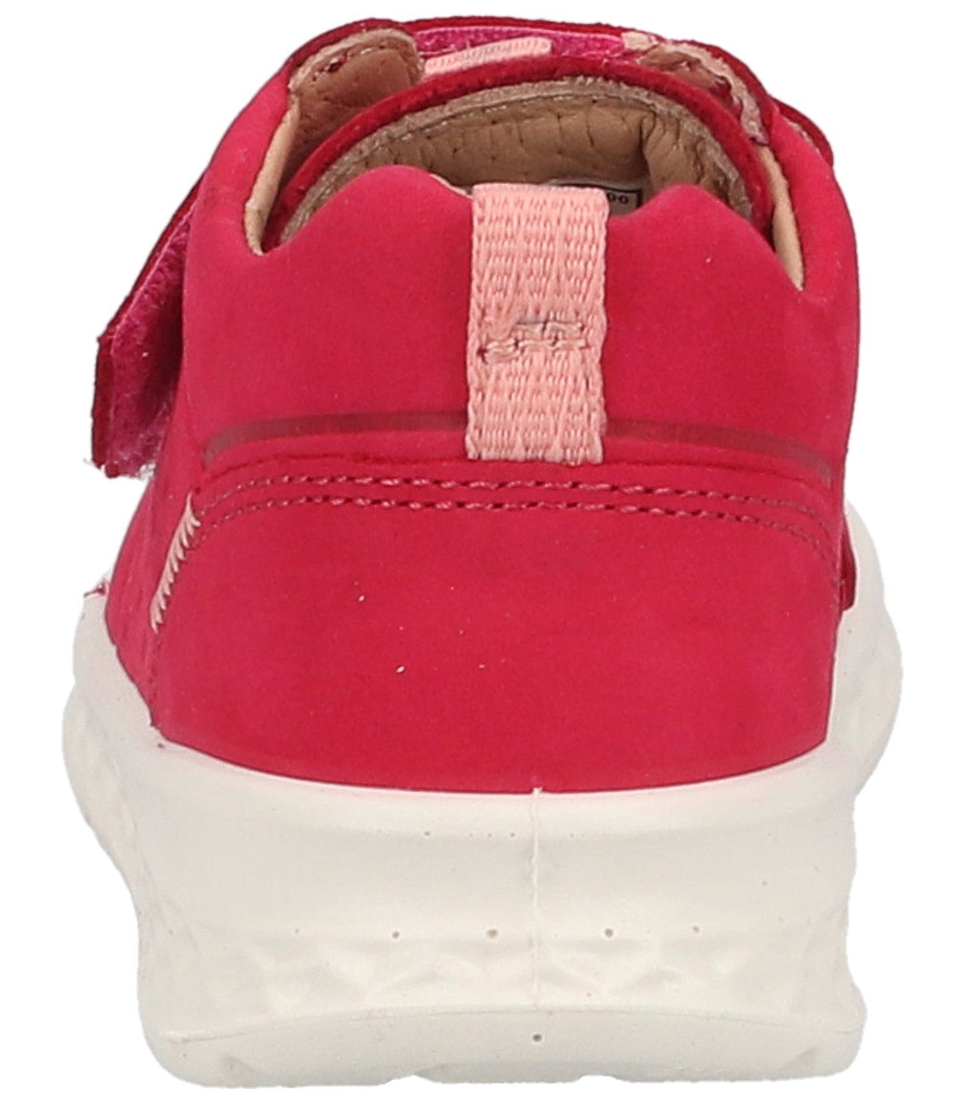 Superfit Nubukleder Halbschuhe Rot Klettschuh